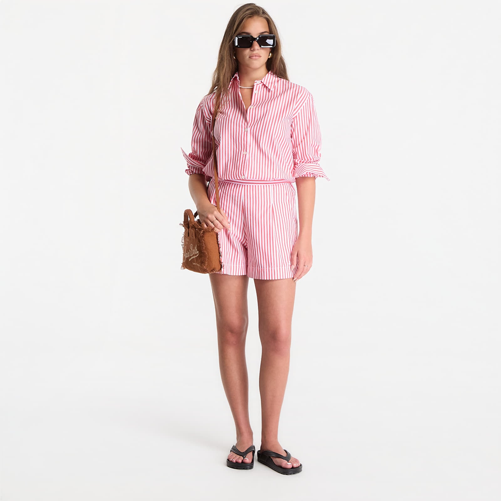 Korte broeken MC2 Saint Barth Amani Short Pant Cotton SB Stripes V