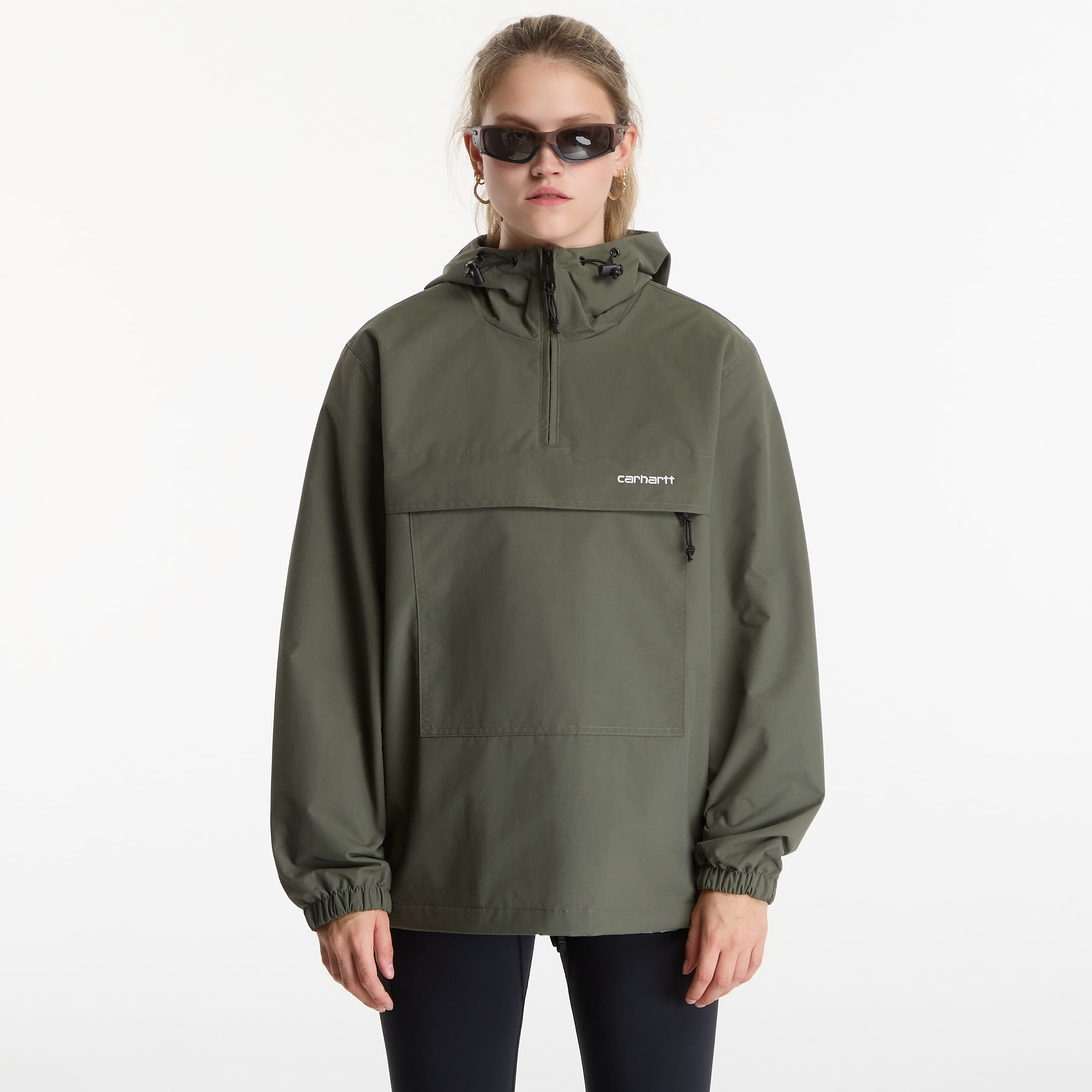 Μπουφάν Carhartt WIP Windbreaker Pullover UNISEX Leaf/ White L