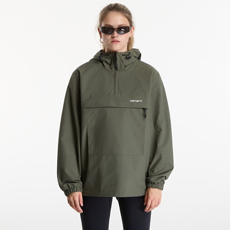 Striukė Carhartt WIP Windbreaker Pullover UNISEX Leaf/ White