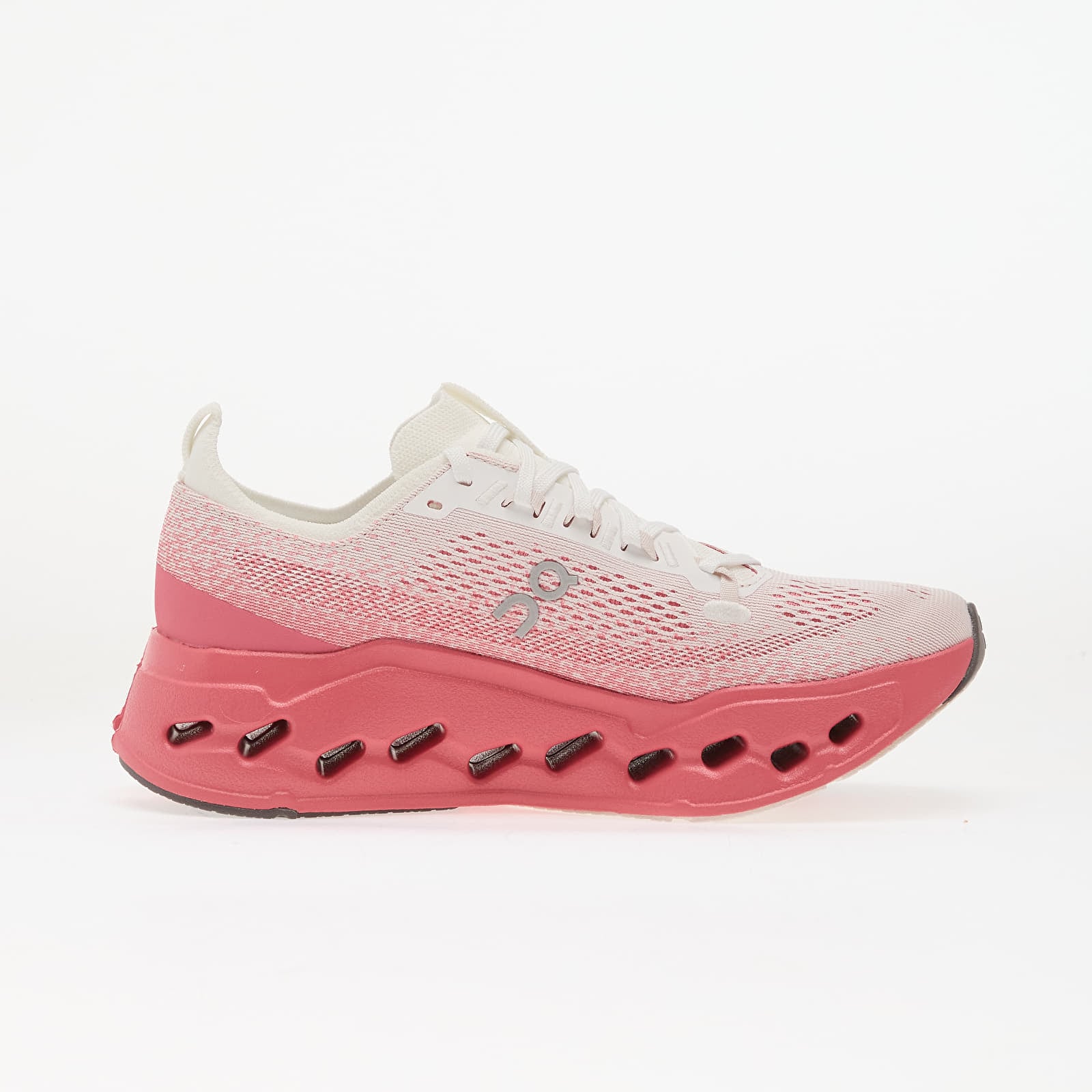 Ténis e sapatos de senhora On Cloudsurfer Max White/ Camellia