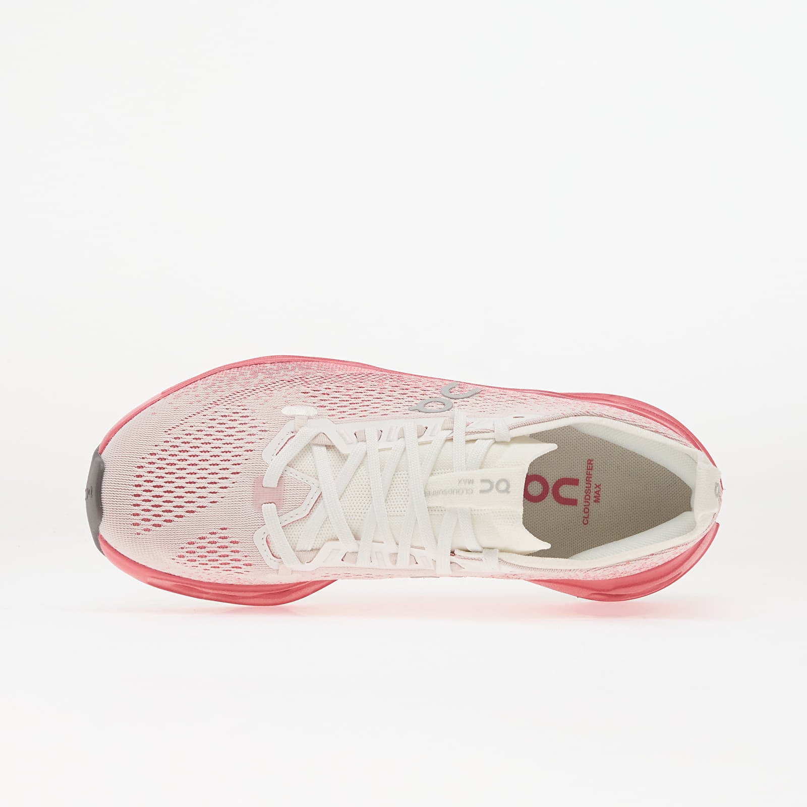 Ténis e sapatos de senhora On Cloudsurfer Max White/ Camellia