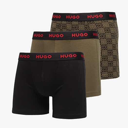 Boxerky Hugo Boss Boxer Brief Triplet Design Multicolor