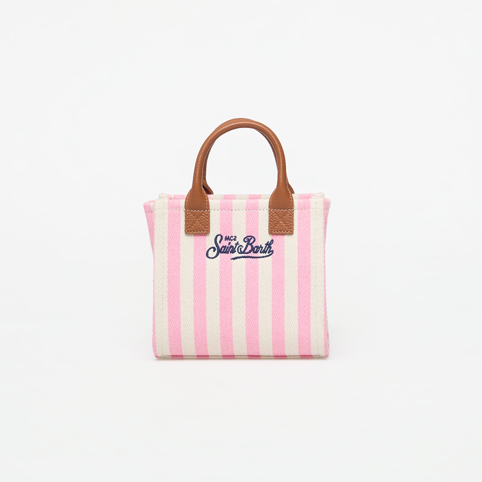 Τσάντες MC2 Saint Barth Vanity Bag Mini Bag HB Stripes Leather