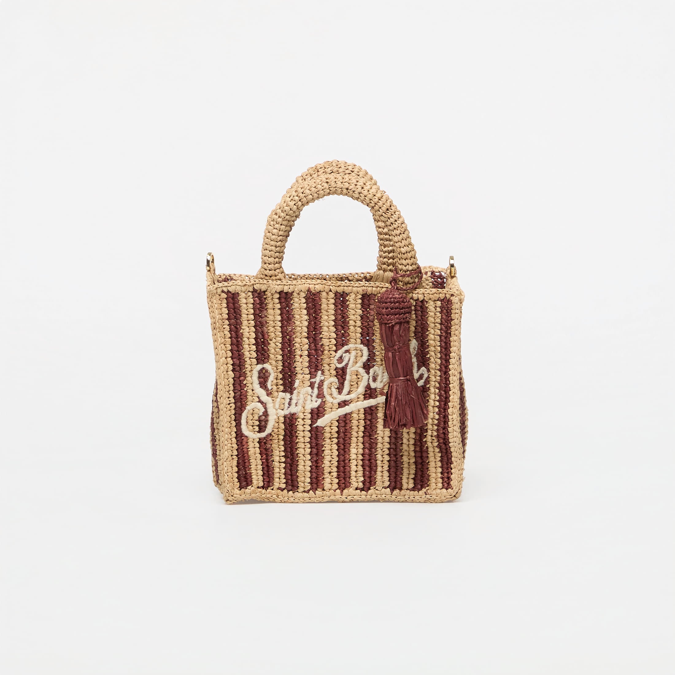 MC2 Saint Barth Vanity Mini Raffia Bag Stripes Mini V Universal 189$