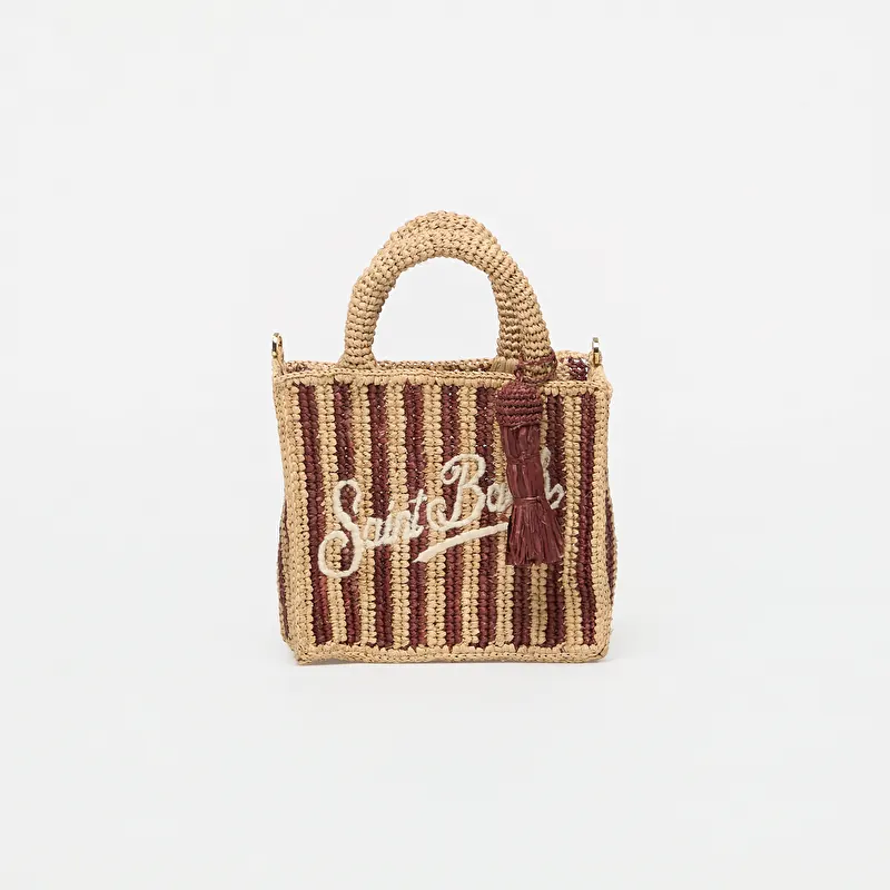 MC2 Saint Barth Vanity Mini Raffia Bag Stripes Mini V