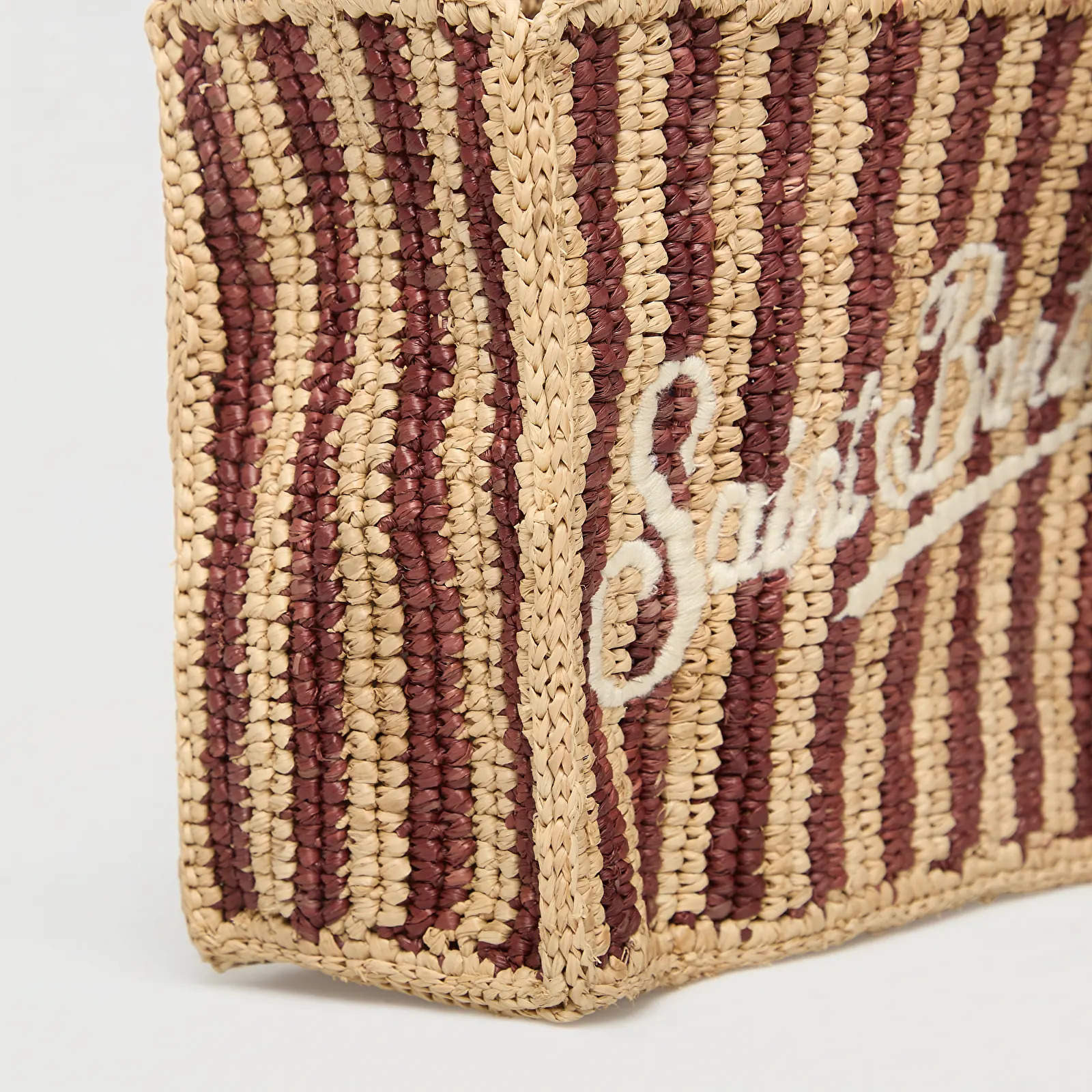 Kabelky MC2 Saint Barth Vanity Mini Raffia Bag Stripes Mini V