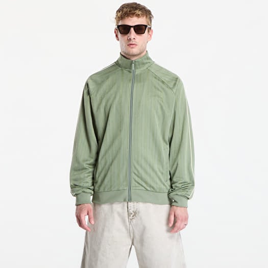 Bunda Karl Kani Signature Shadow Stripe Trackjacket Green