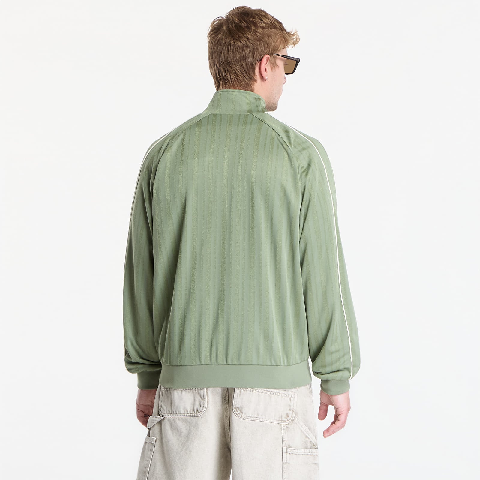 Jackets Karl Kani Signature Shadow Stripe Trackjacket Green