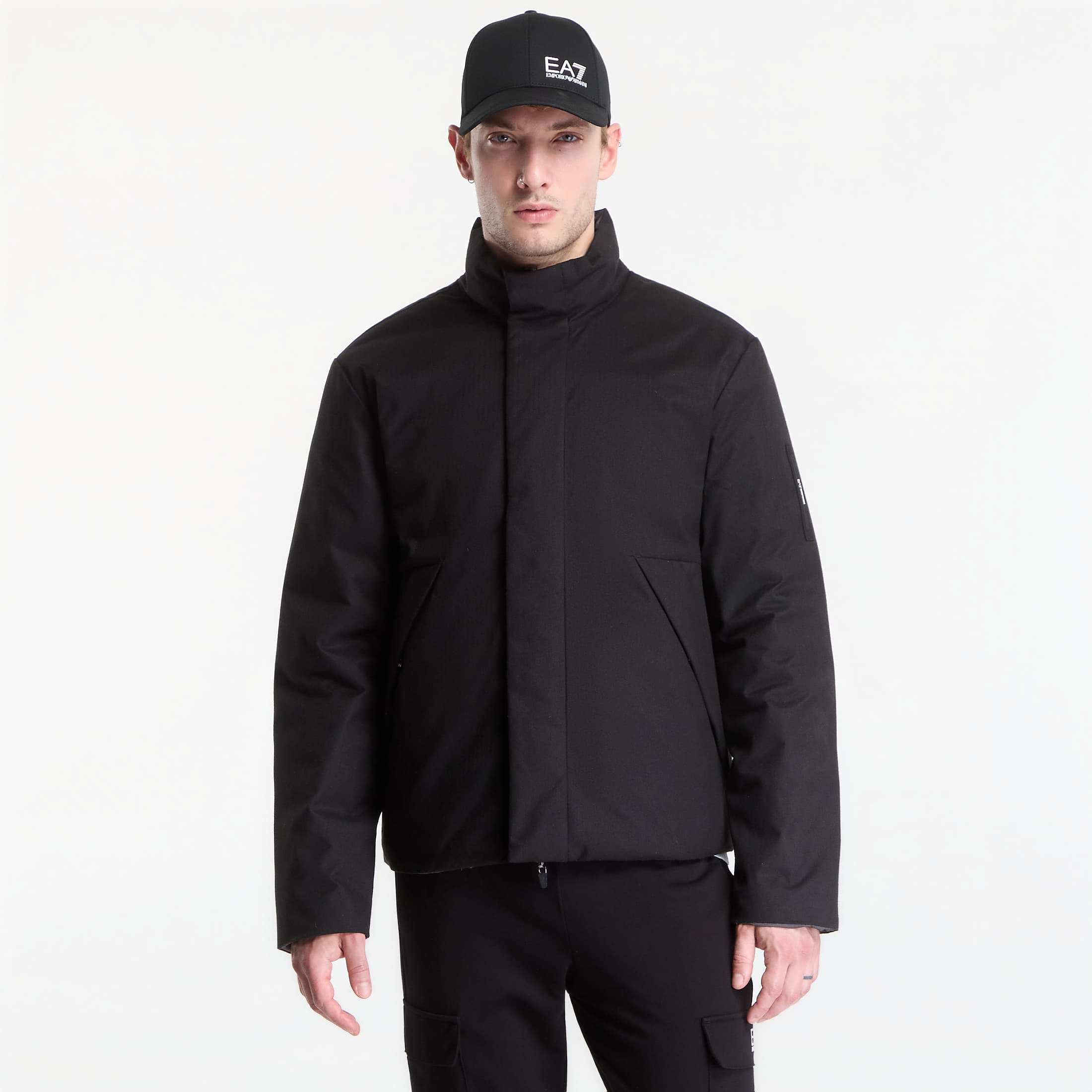 Veste EA7 Emporio Armani Mountain M New Tech Jacket Rev Black L 303$