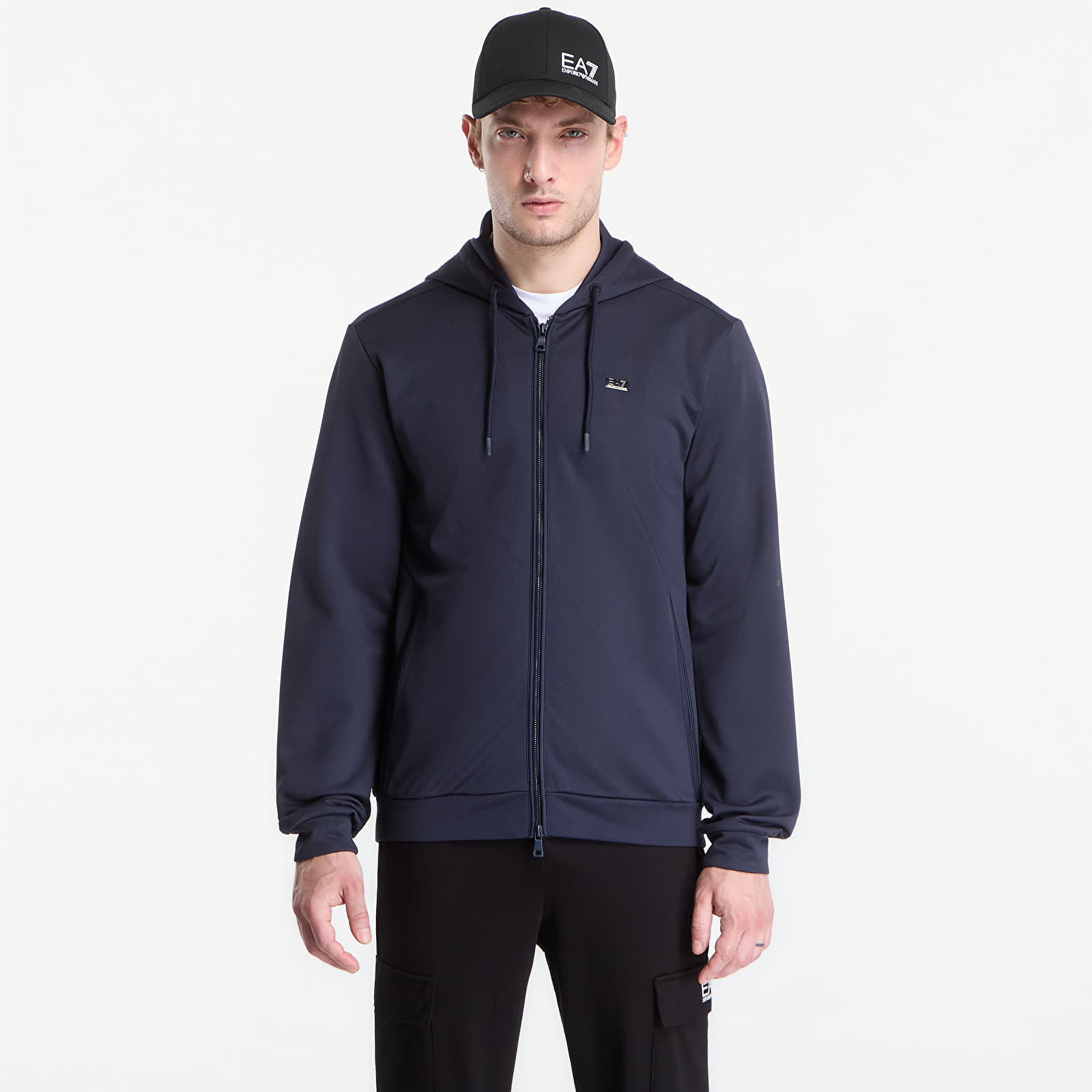 Sweatshirts EA7 Emporio Armani Train Lux M Hoodie Fz Pl St Armani Blue