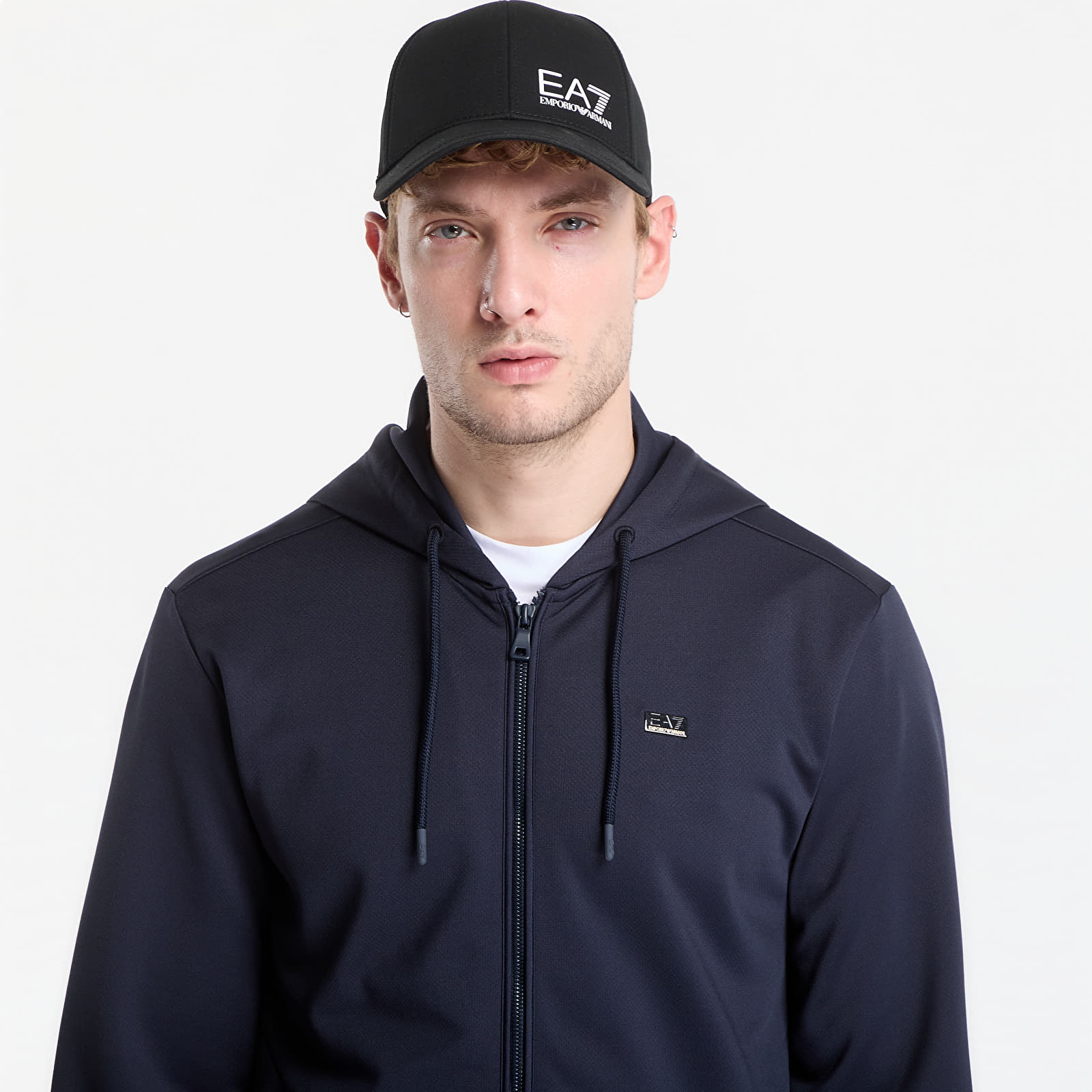 Sweatshirts EA7 Emporio Armani Train Lux M Hoodie Fz Pl St Armani Blue