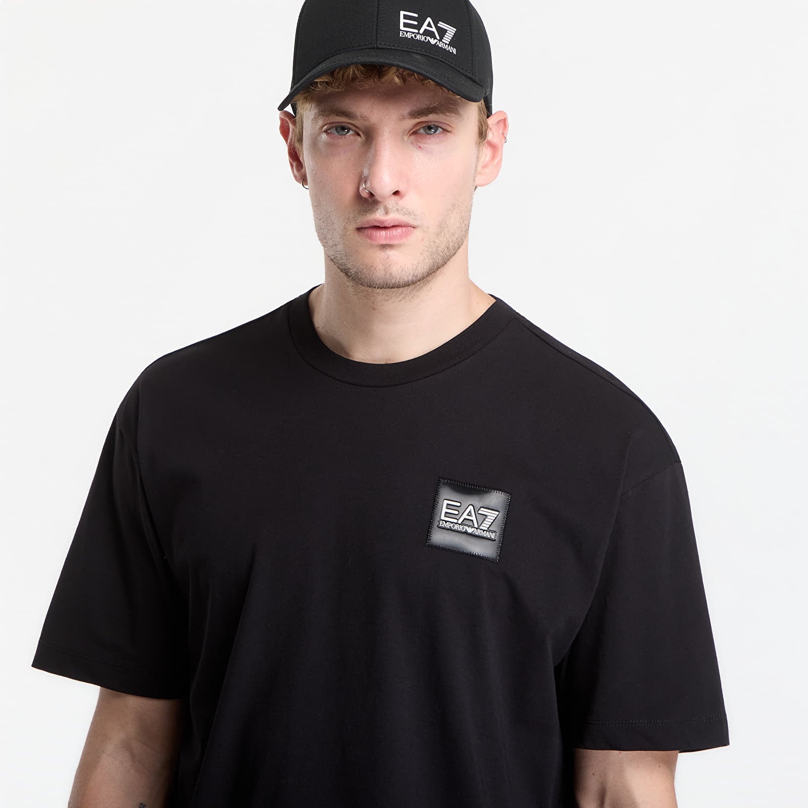 T-shirts EA7 Emporio Armani Train Logo Series M Premium Te Black