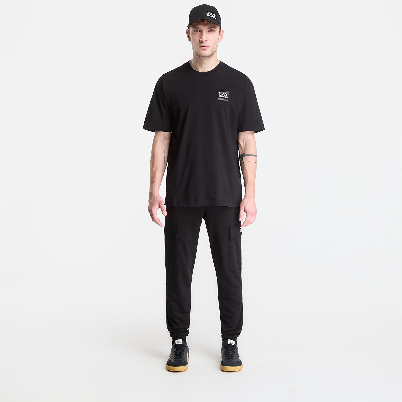 T-shirts EA7 Emporio Armani Train Logo Series M Premium Te Black