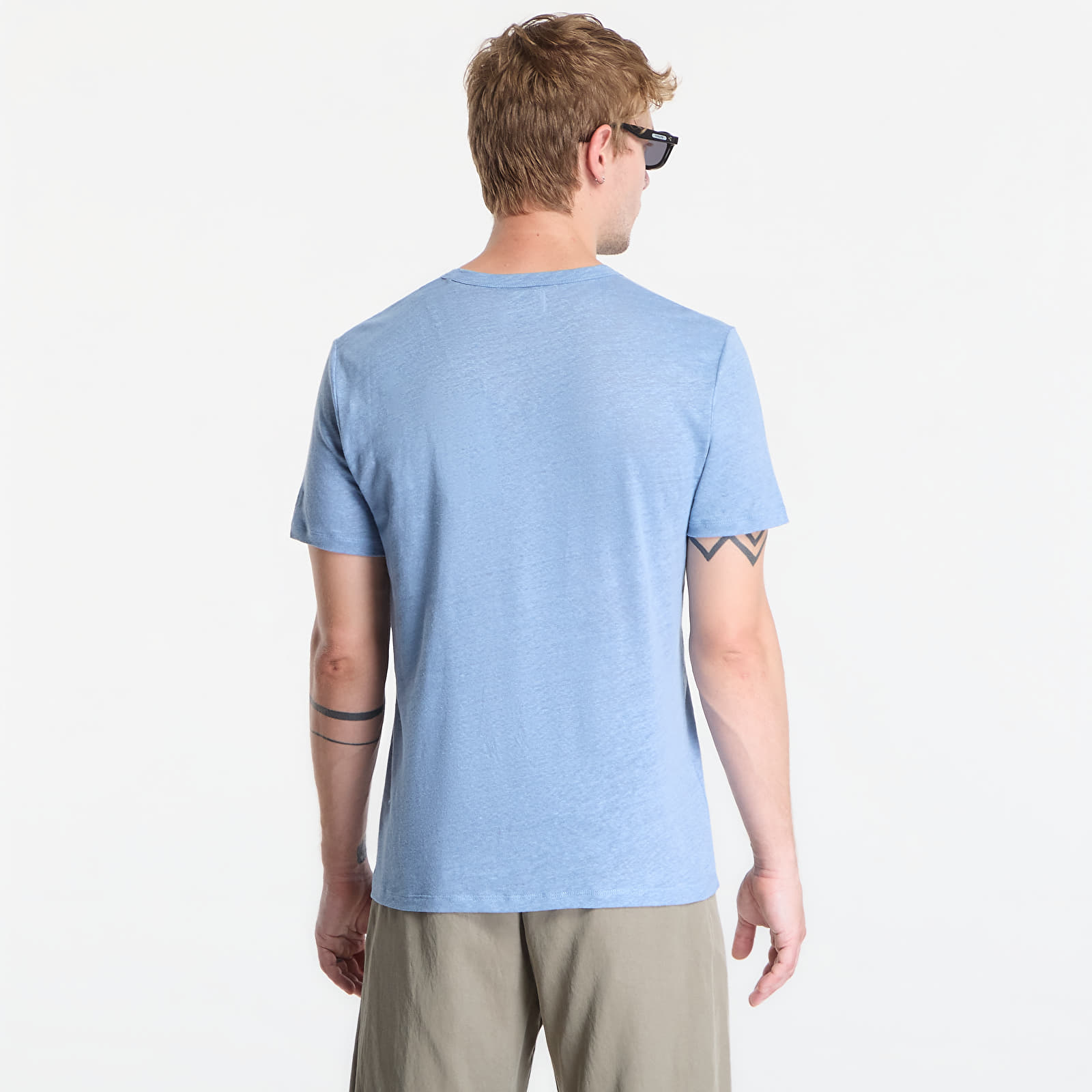 T-shirts MC2 Saint Barth Ecstasea N T-Shirt Linen Dusty Blue