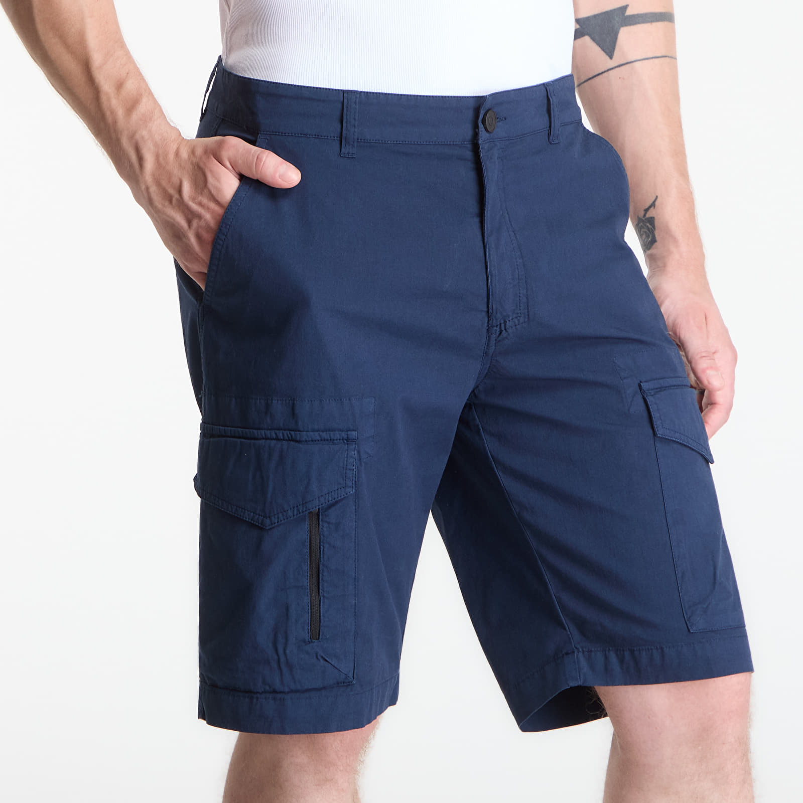 Kraťasy MC2 Saint Barth Wake Short Pant Blue Navy