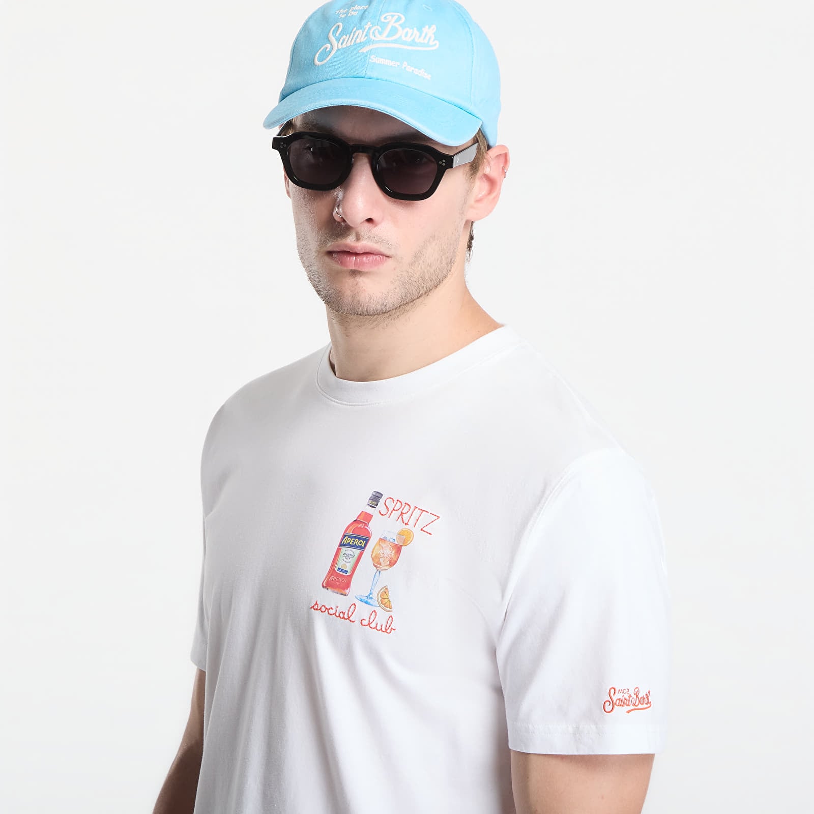 Tričká MC2 Saint Barth Portofino T-Shirt Social Spritz