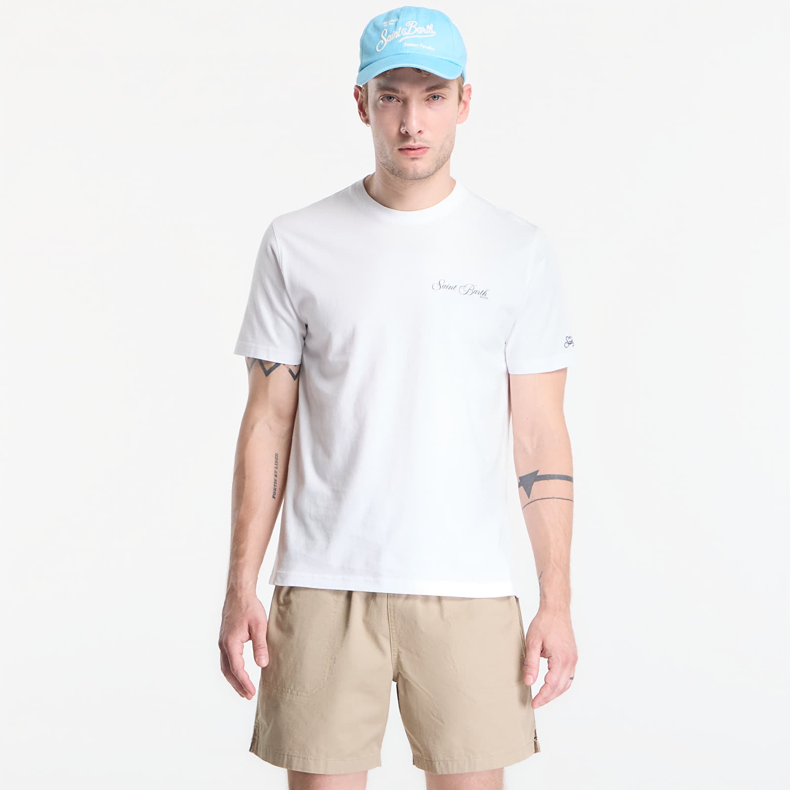 Koszulki MC2 Saint Barth Portland T-Shirt SB Hotel