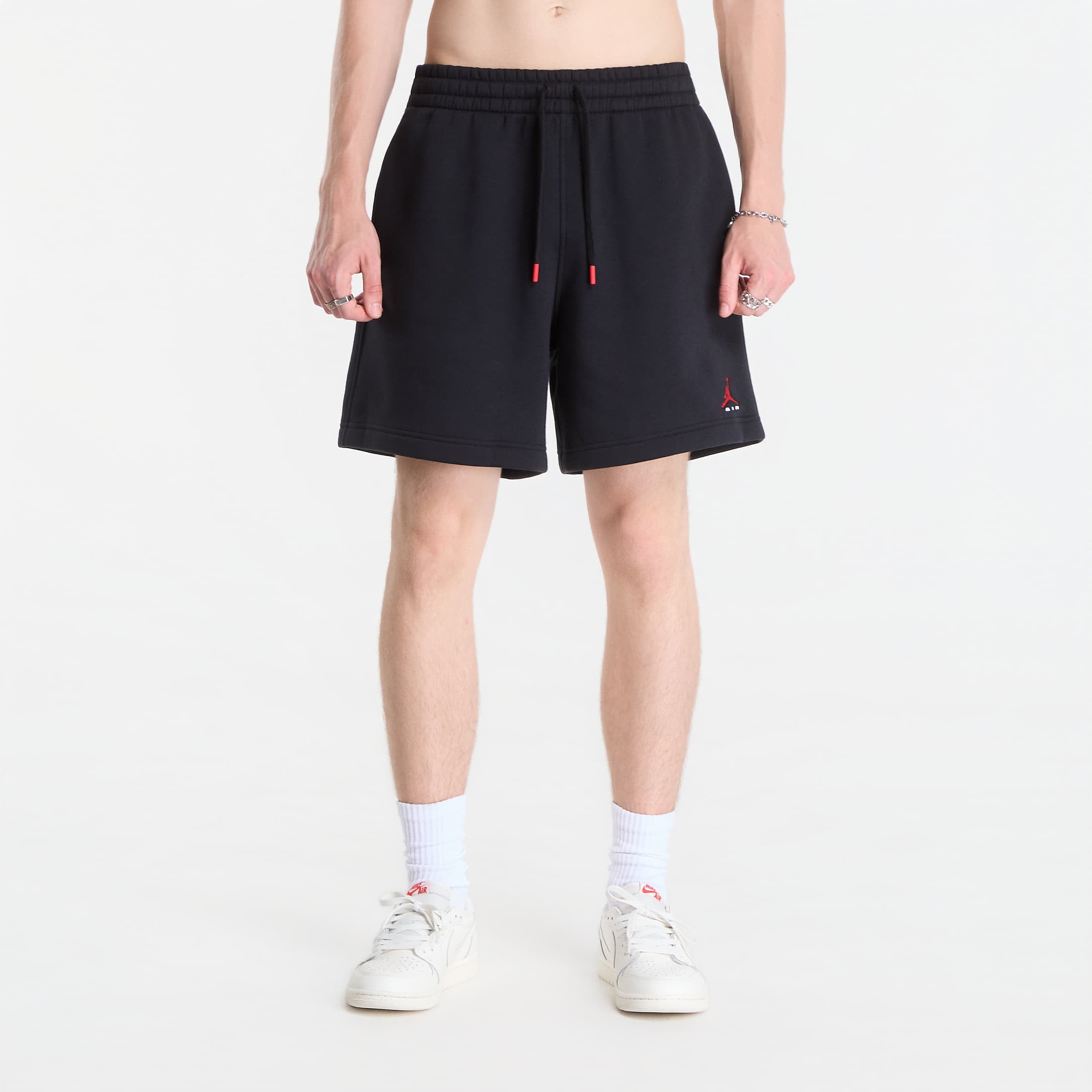 Къси панталони Jordan Brooklyn Fleece Men's Shorts Black/ University Red S