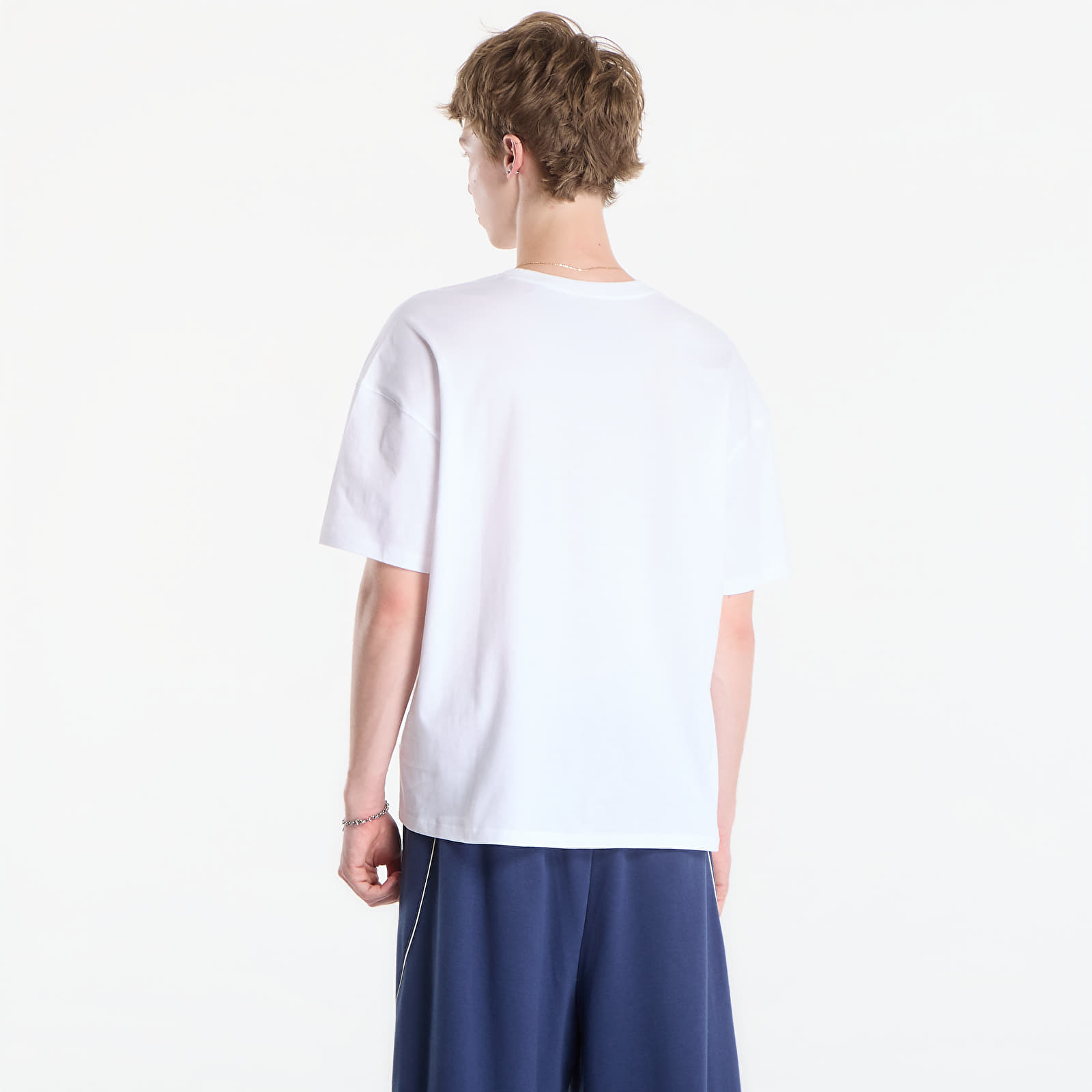 Heren T-shirts New Balance Trackside T-Shirt White