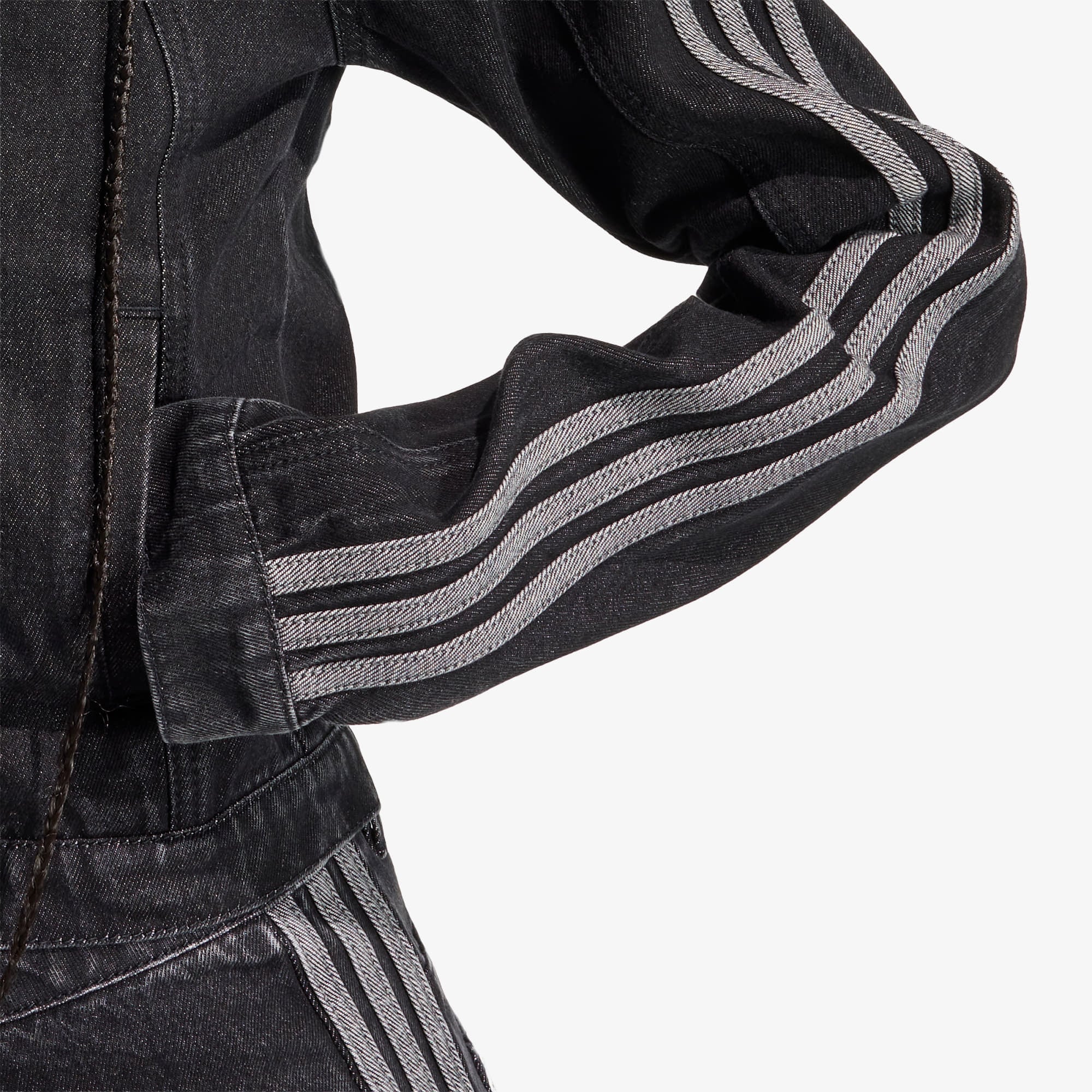 Μπουφάν adidas SST 2.0 Denim Tracktop True Black Denim XS