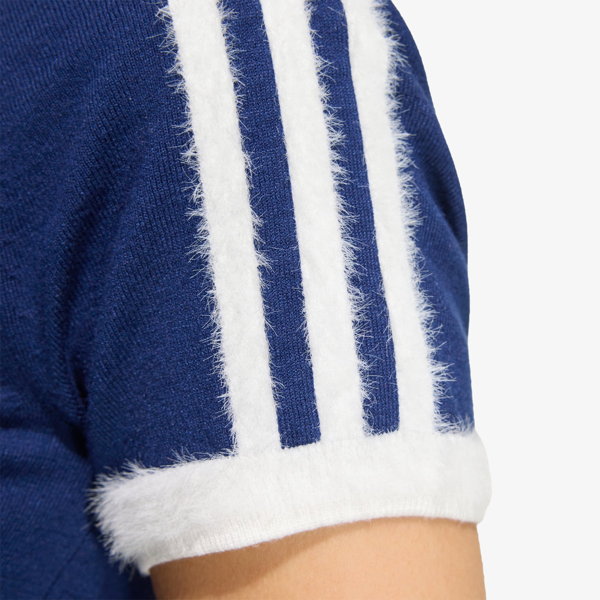 T-shirt adidas Knitted T-Shirt Dark Blue/ White M