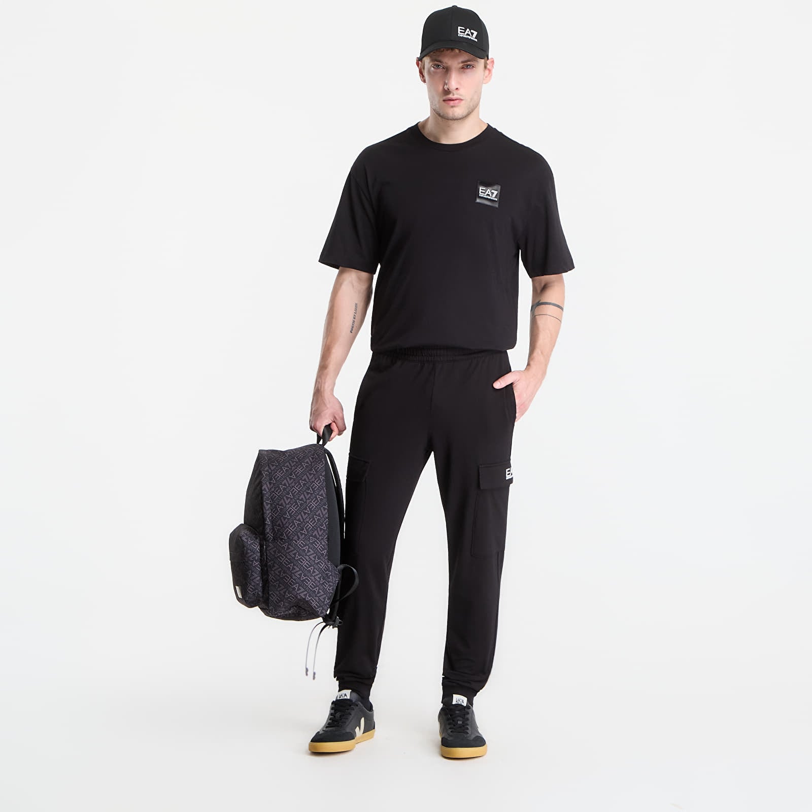 Trainingsbroeken EA7 Emporio Armani Train Core Id M Pants Cargo Ch Black
