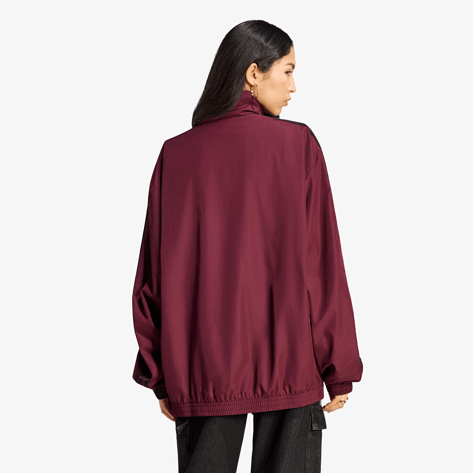 Damesjassen adidas Firebird Adilenium Track Top Maroon/ Black
