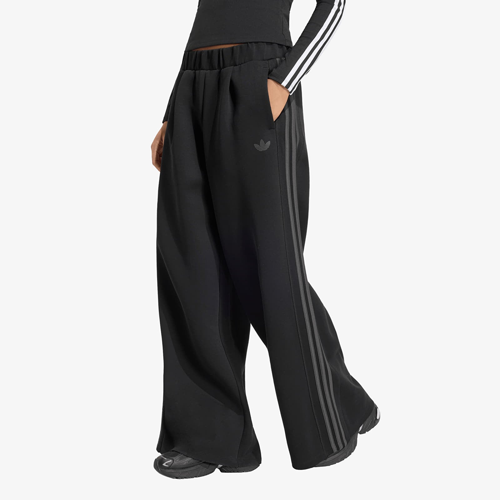 Women's Sweatpants adidas Sst 2.0 Long Trackpant Black/ Utility Black