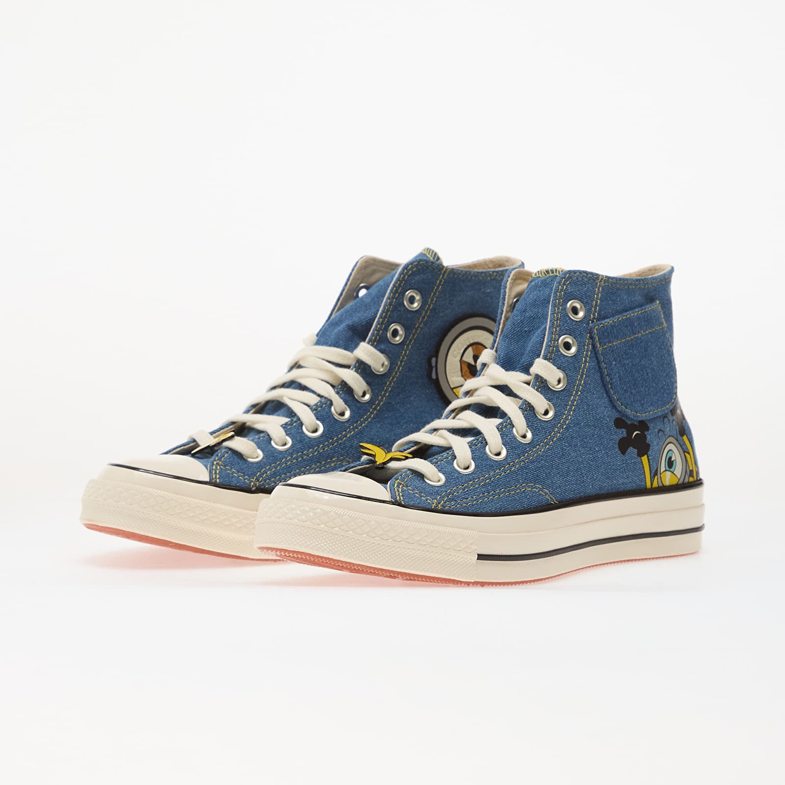 Pánske tenisky a topánky Converse x Minions Chuck 70 Pocket Blue
