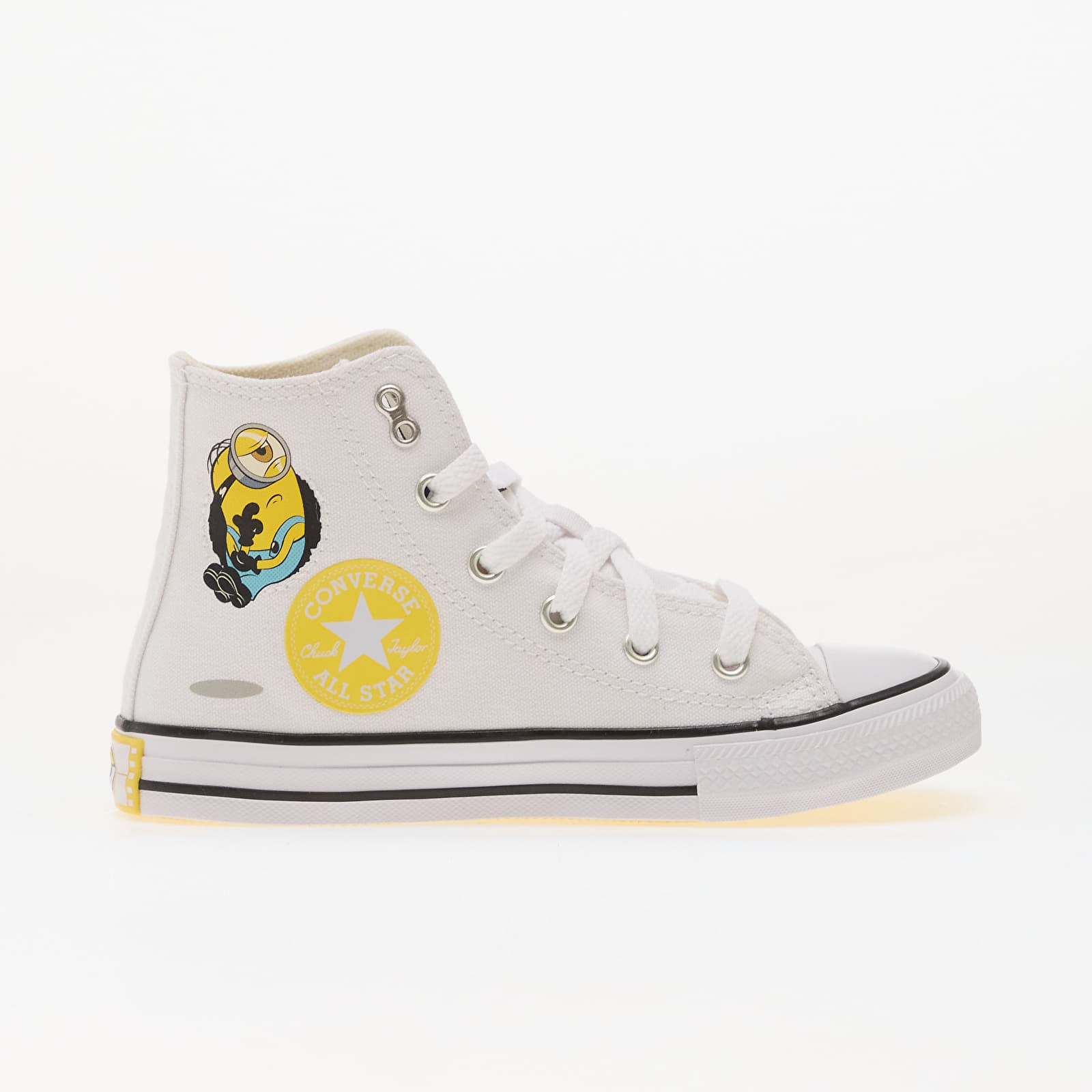 Zapatillas y zapatos para niños Converse x Minions Chuck Taylor All Star Optical White