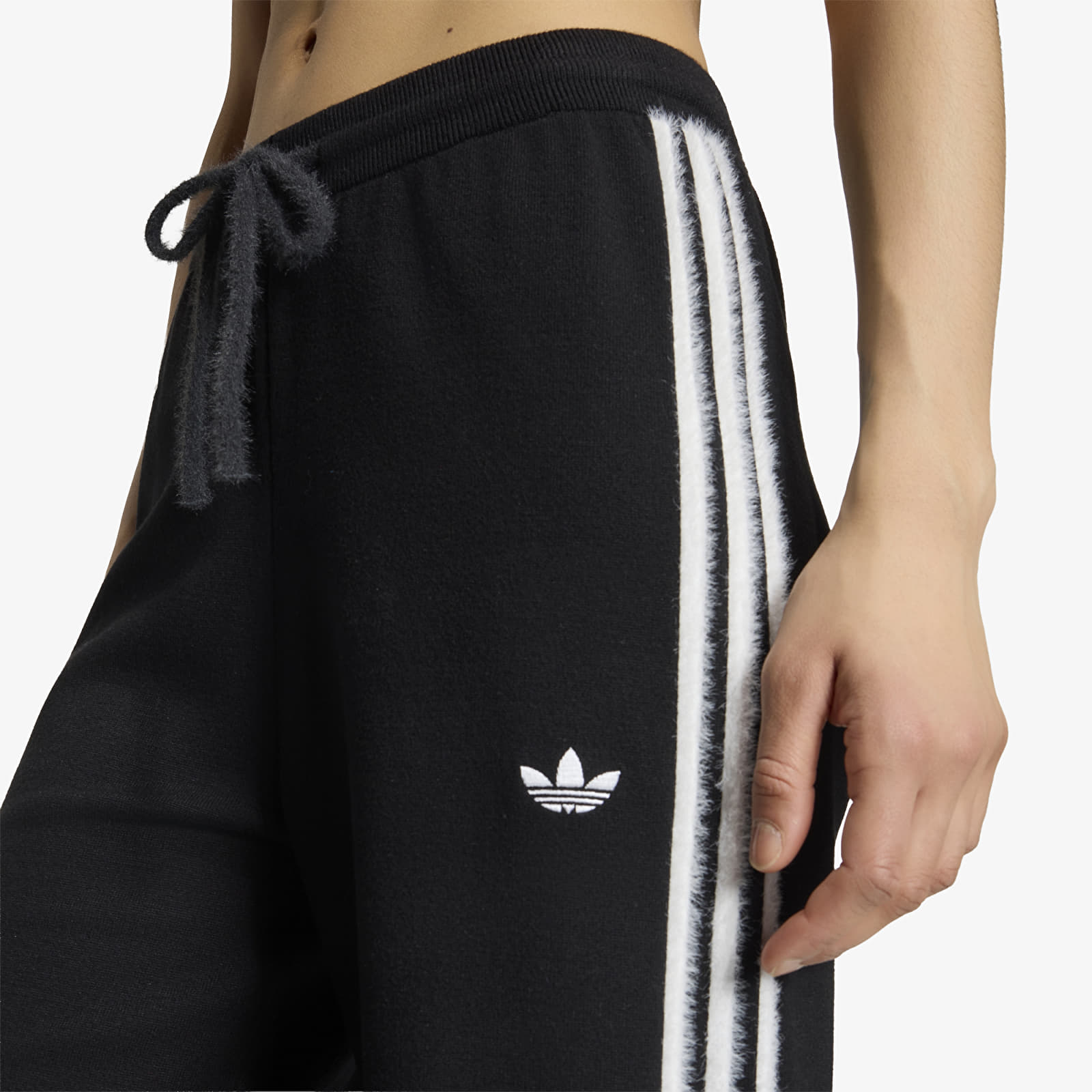 Women's Trousers adidas Knit Firebird Track Pants Black/ White