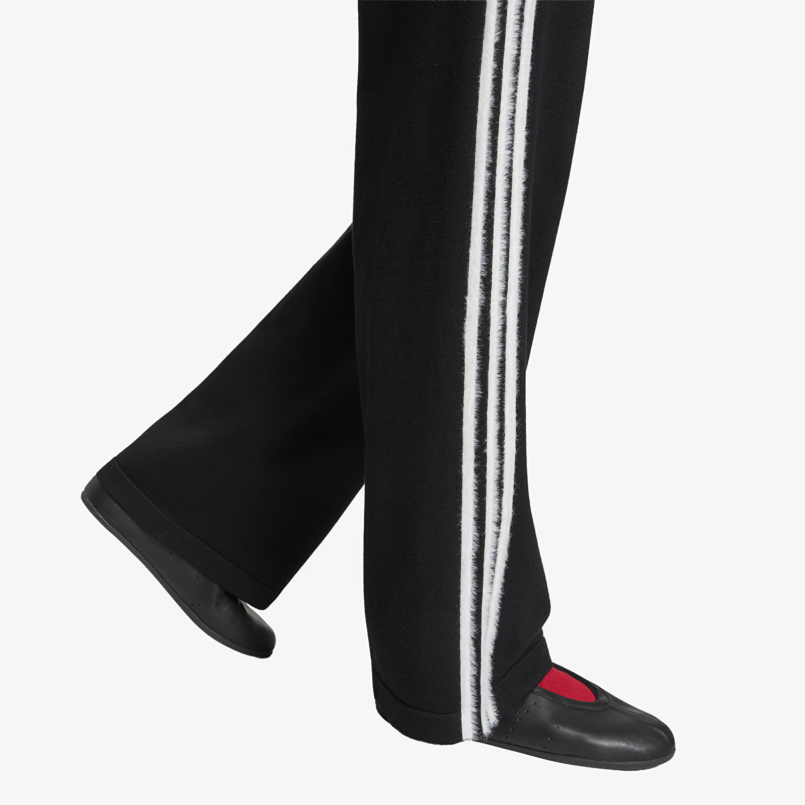 Women's Trousers adidas Knit Firebird Track Pants Black/ White