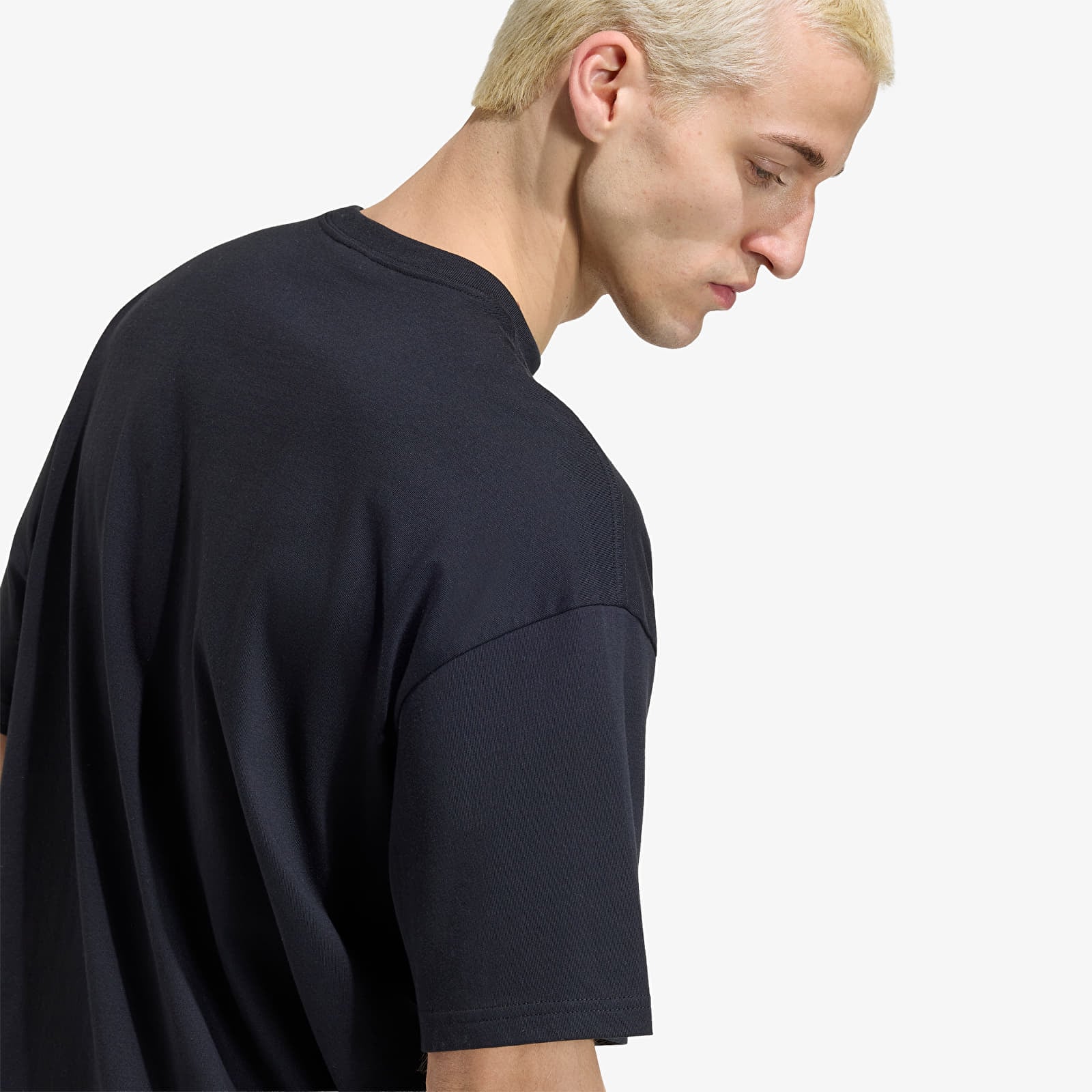 T-shirts adidas Trefoil Essentials Loose Dropped Shoulder T-shirt Black