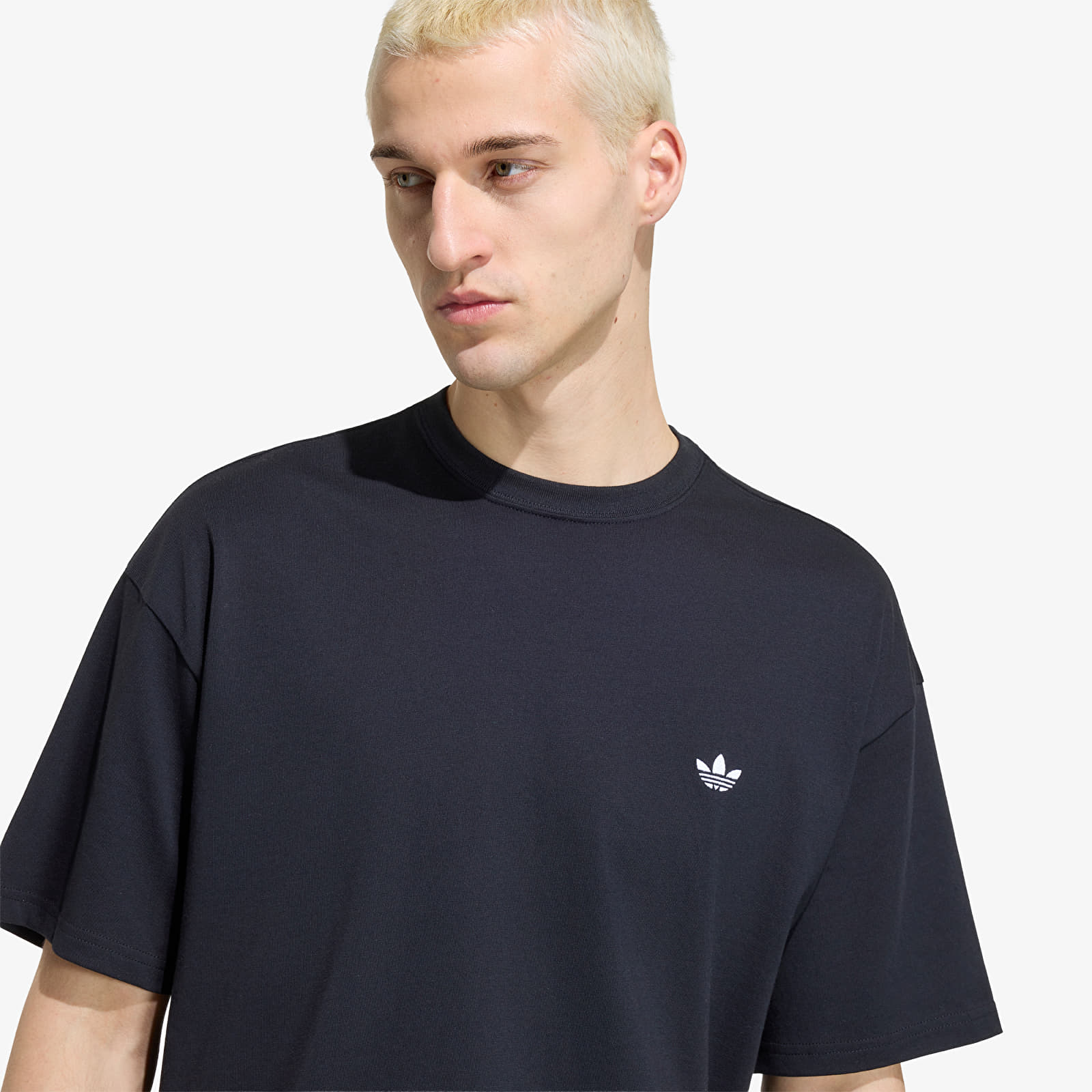 T-shirts adidas Trefoil Essentials Loose Dropped Shoulder T-shirt Black