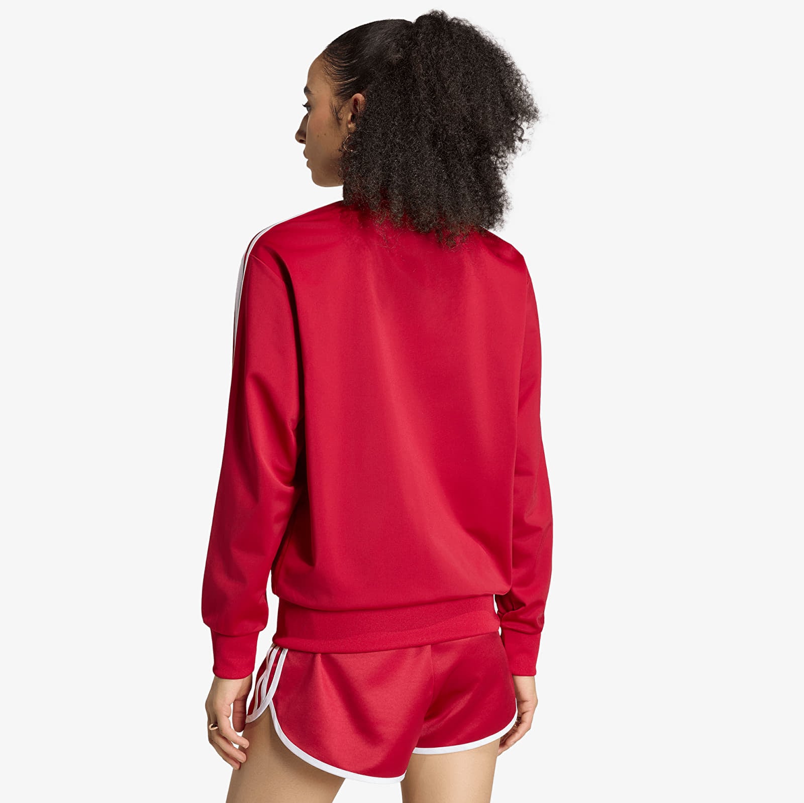Hoodies en truien adidas Firebird Track Top Loose Team Victory Red/ White