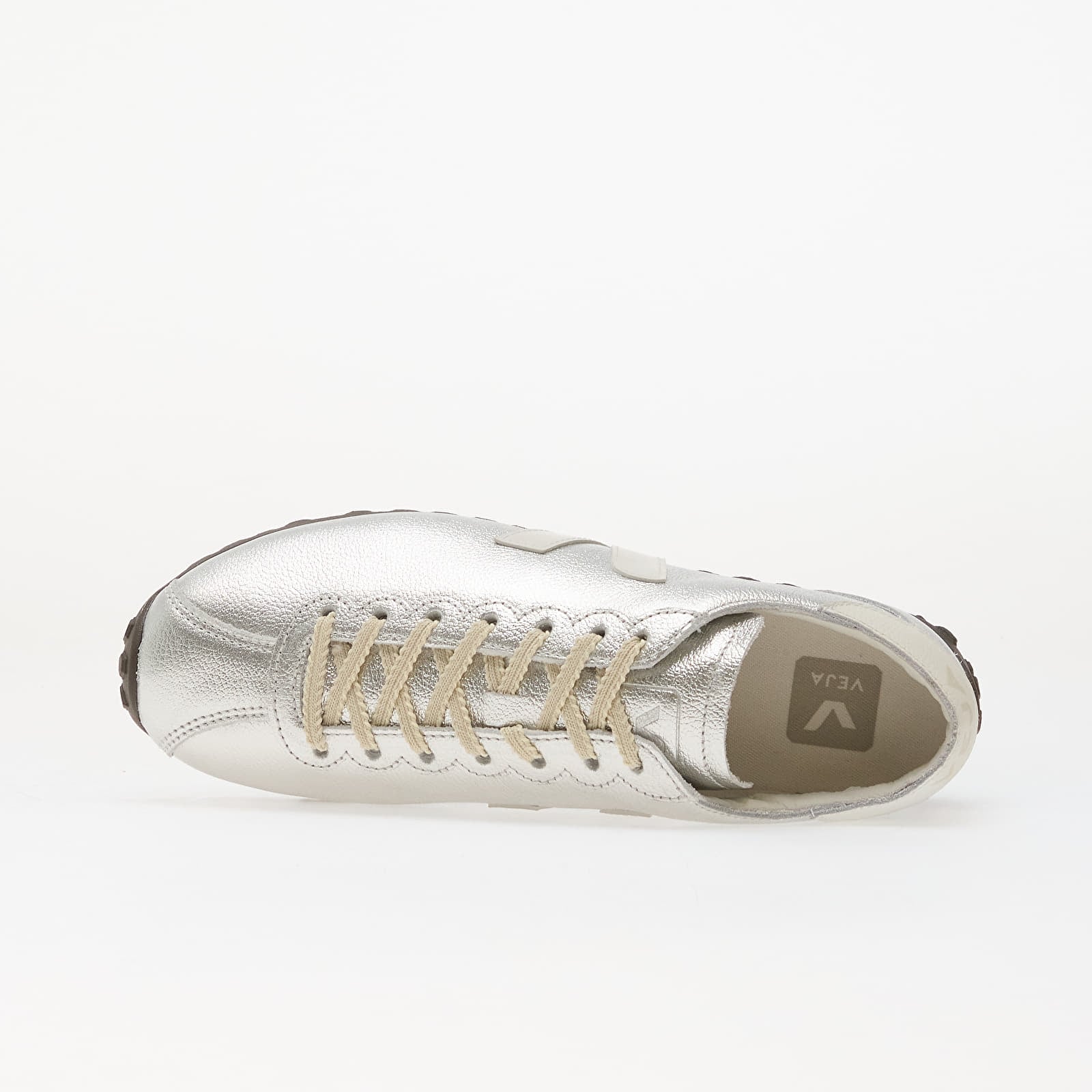 Naiste tossud ja kingad Veja Cateyes Leather Silver/ White