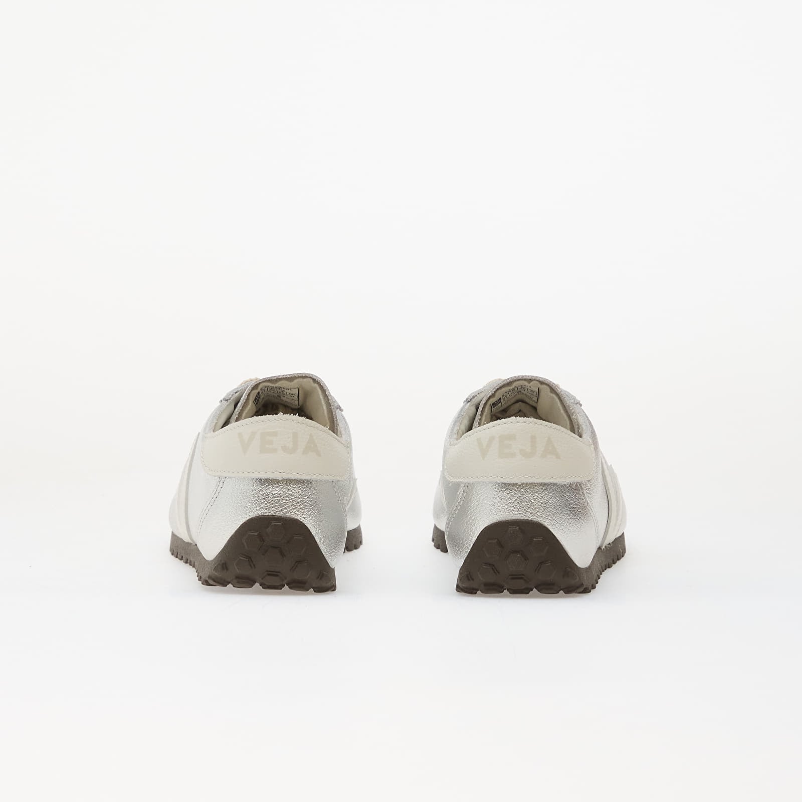 Naiste tossud ja kingad Veja Cateyes Leather Silver/ White