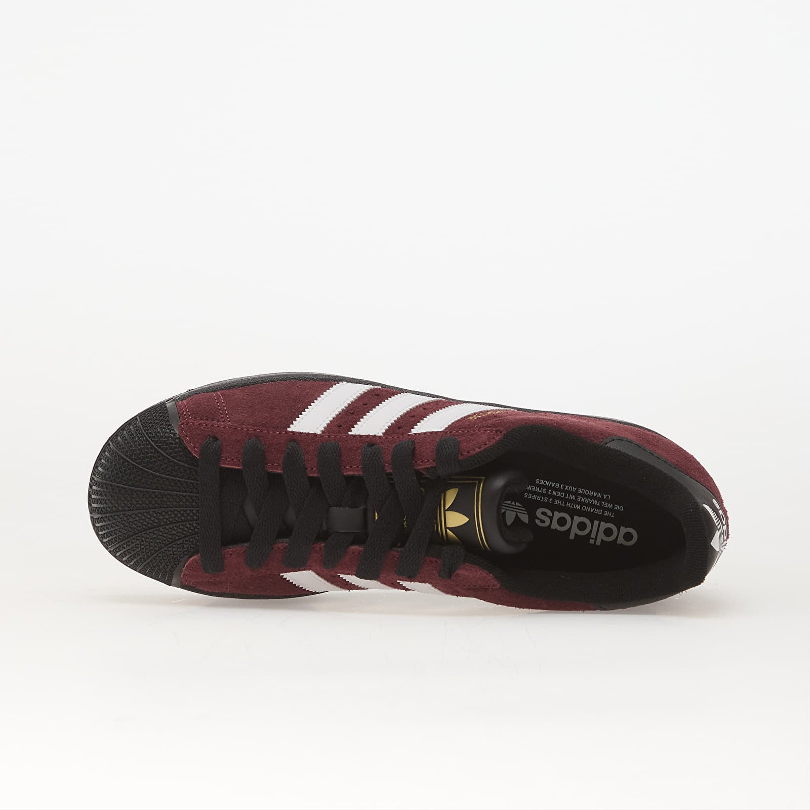 Women's sneakers and shoes adidas Superstar II Maroon/ Ftwr White/ Core Black