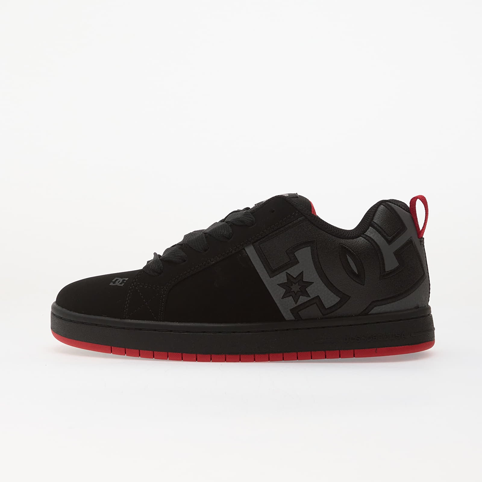 Men's sneakers and shoes DC Court Graffik Sq Black/ Grey/ Red