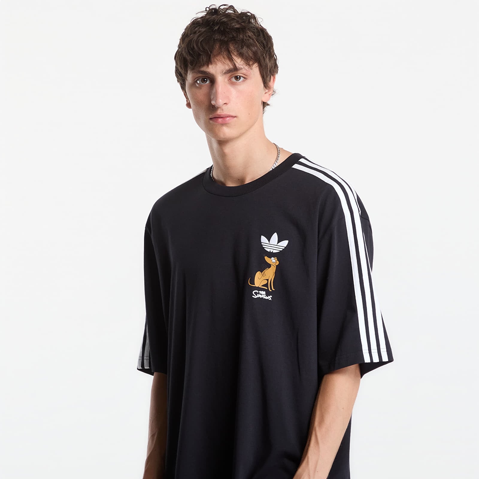 Men's T-shirts adidas Little Santas Helper Graphic Oversized T-shirt Black