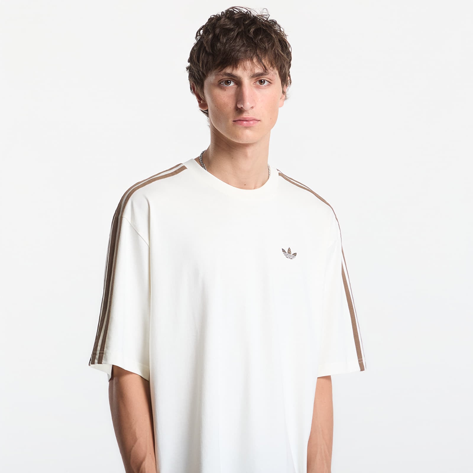 Men's T-shirts adidas Leo Infill T Off White