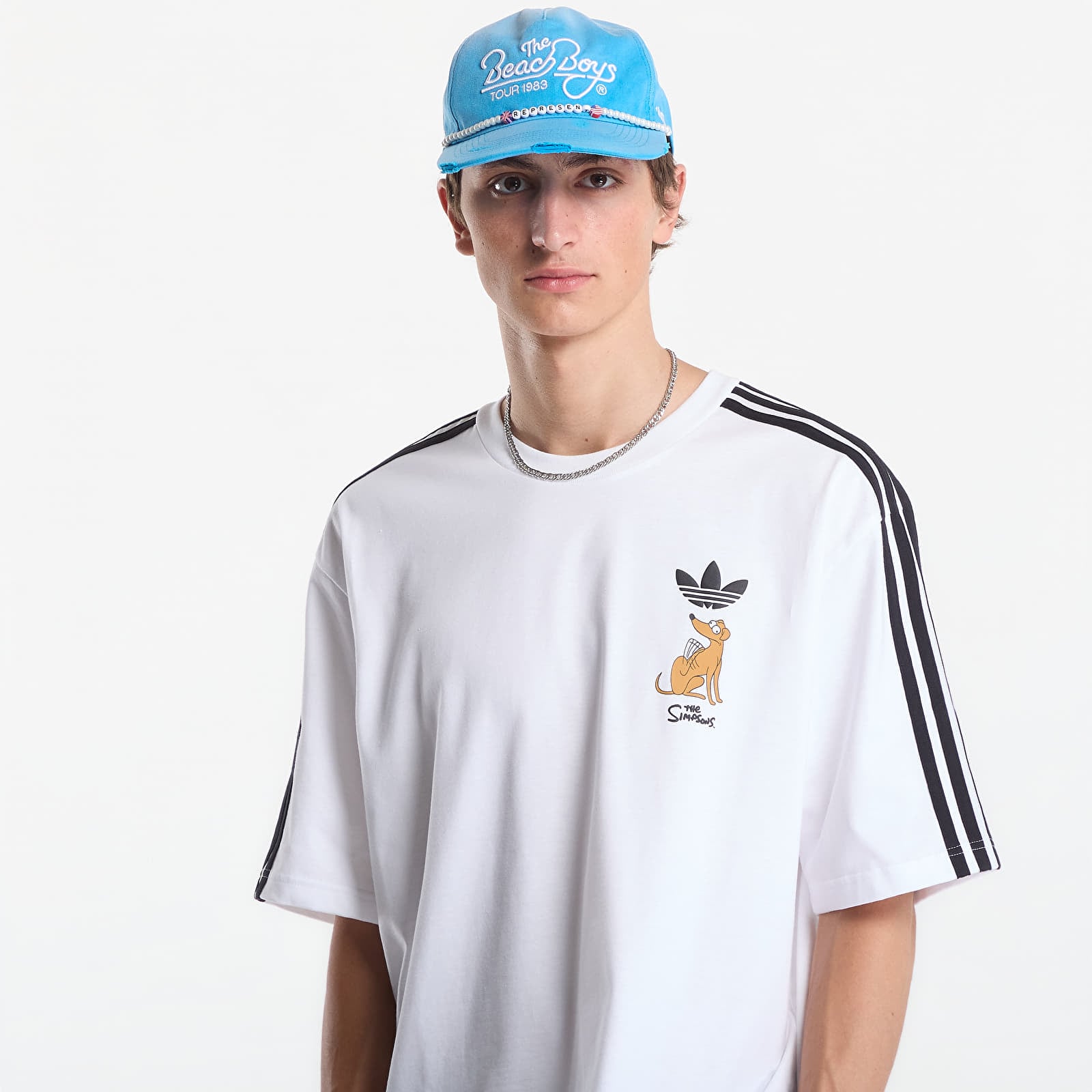 Men's T-shirts adidas Little Santas Helper Graphic Oversized T-shirt White