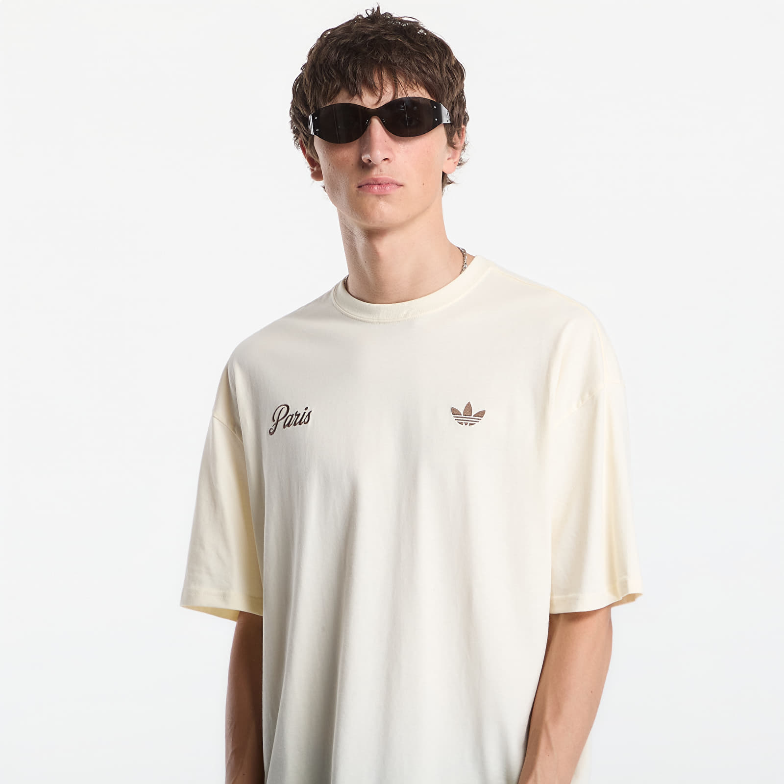 Men's T-shirts adidas Paris GFX Tee Cream White