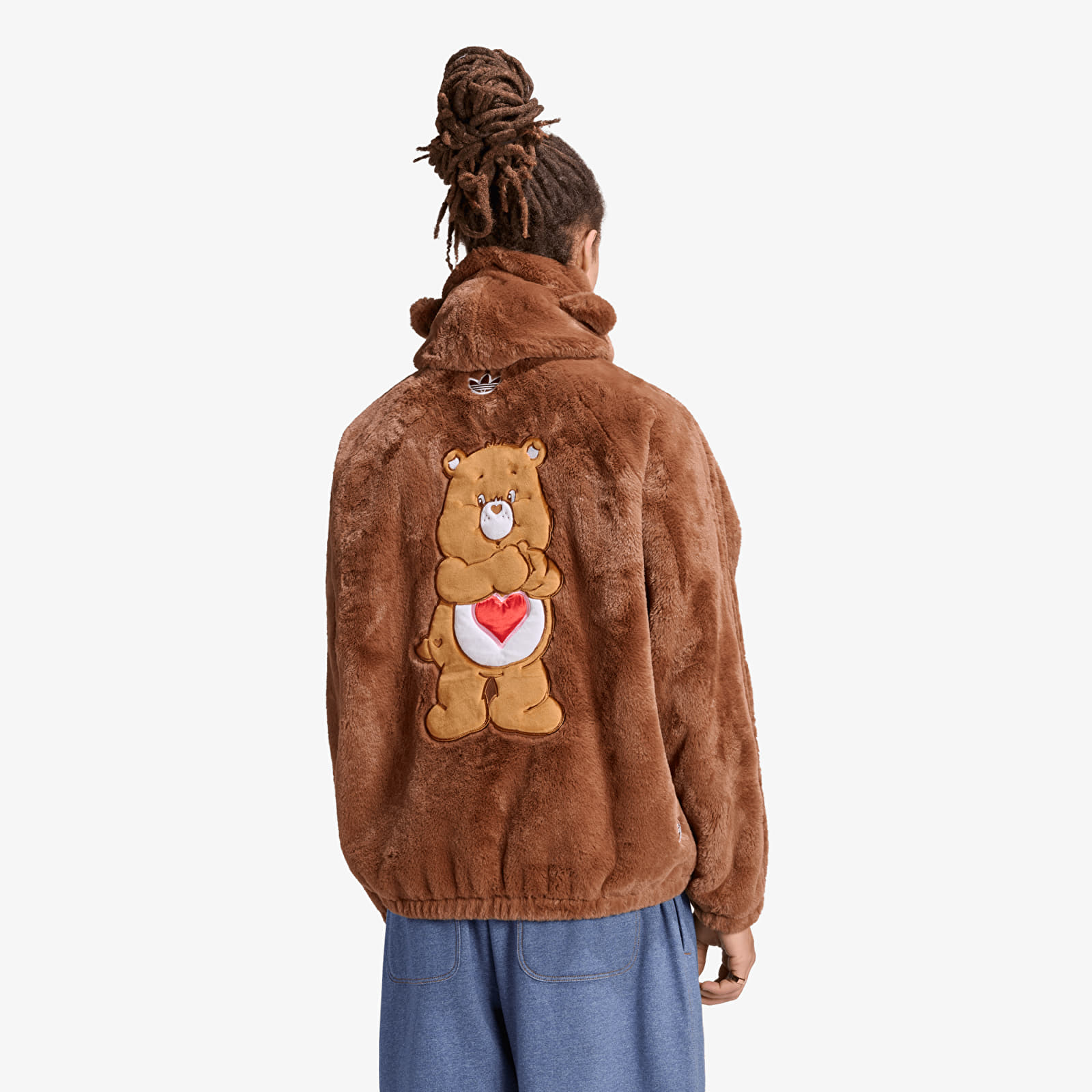 Herenjassen adidas Care Bear Fur Jacket Preloved Brown