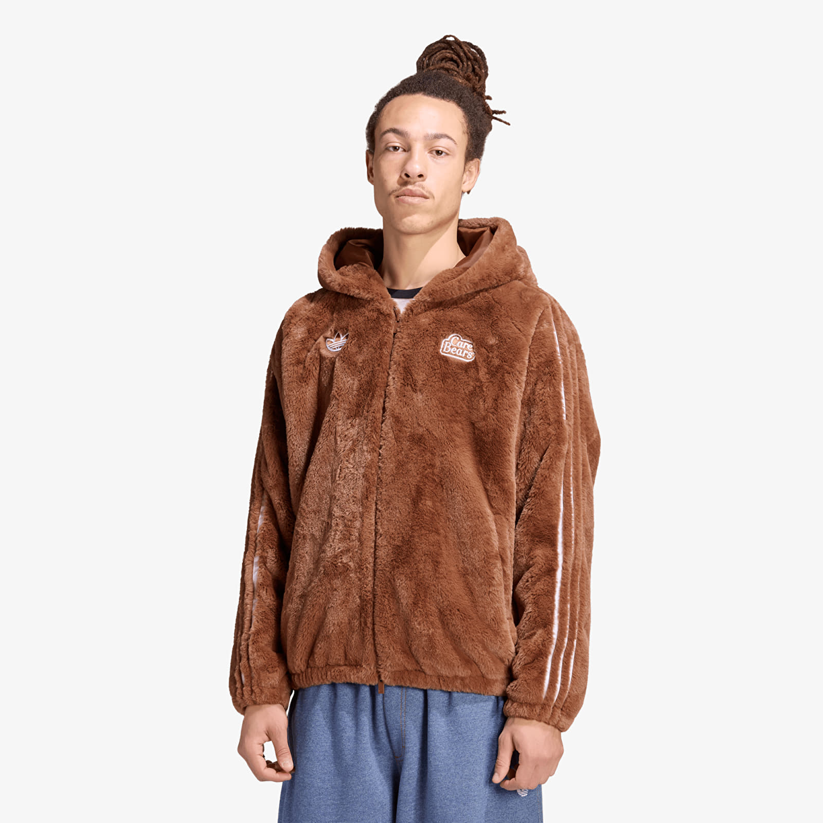 Herenjassen adidas Care Bear Fur Jacket Preloved Brown