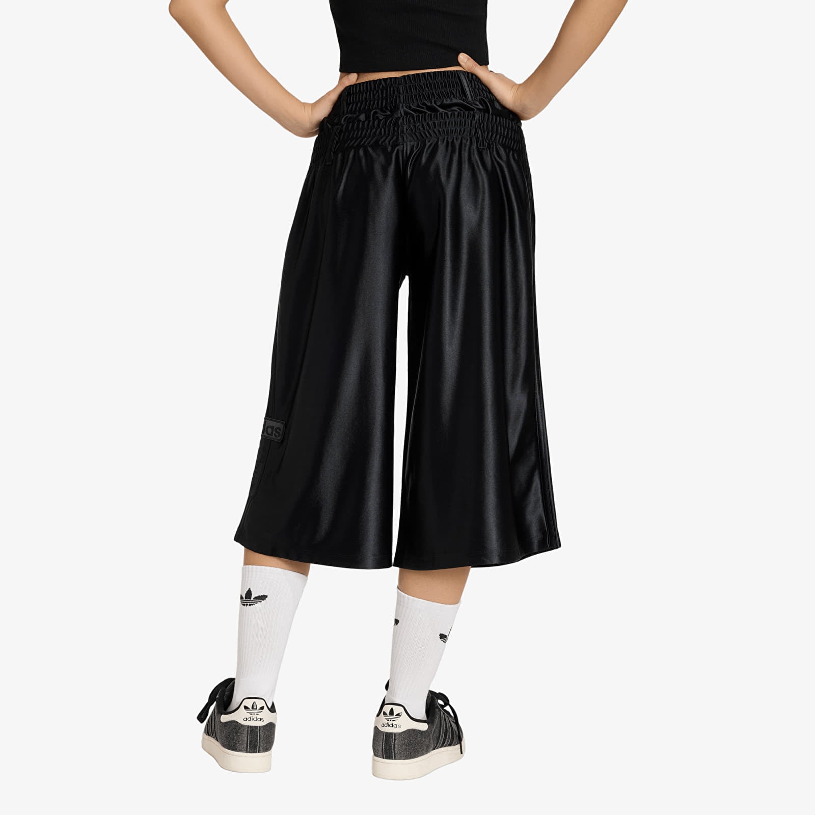 Calções de senhora adidas Adibreak Double Layered Oversized Short Black