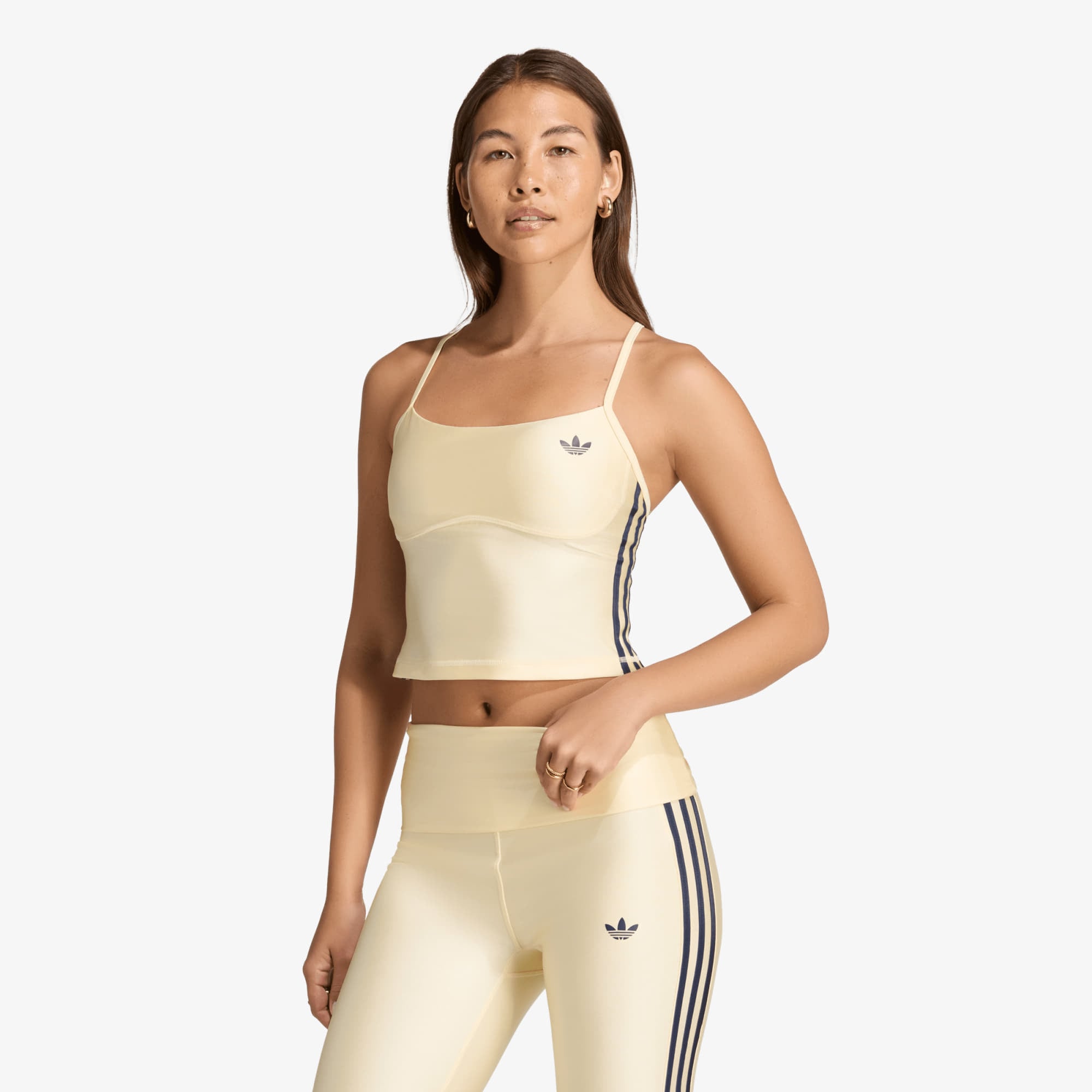 adidas Sport Tank Padded Warm Vanilla S