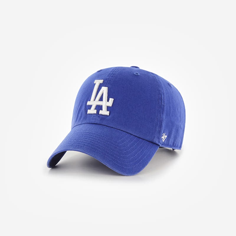 Casquette '47 Brand MLB Clean Up Los Angeles Dodgers Royal Blue/ White