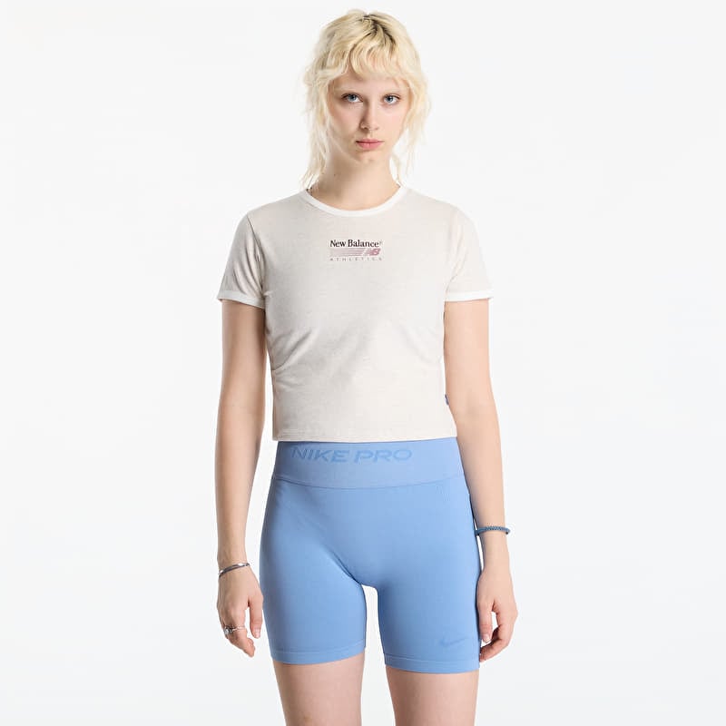 Тениска New Balance Trackside Ringer T-Shirt Linen Heather
