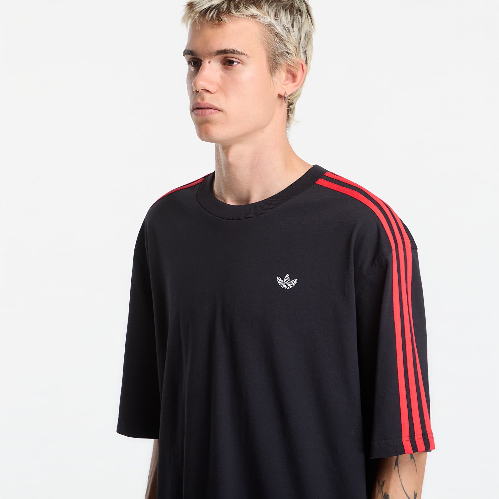 T-shirts homme adidas Zebra Infill T Black